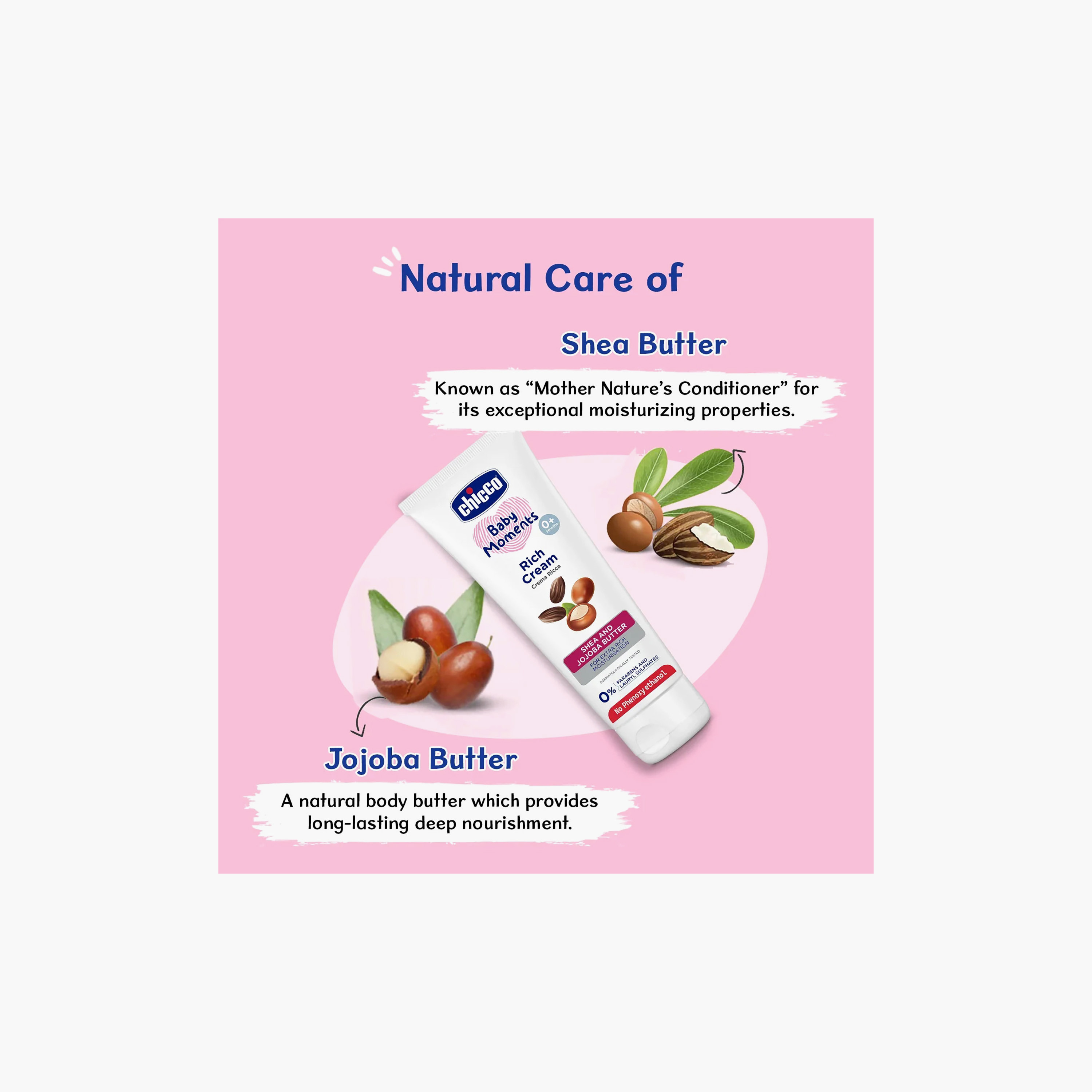 Chicco Baby Cream with Shea and Jojoba Butter, 100 ml-baby-bathandcare-hairbodyskincare-lotionsandcreams-image-5
