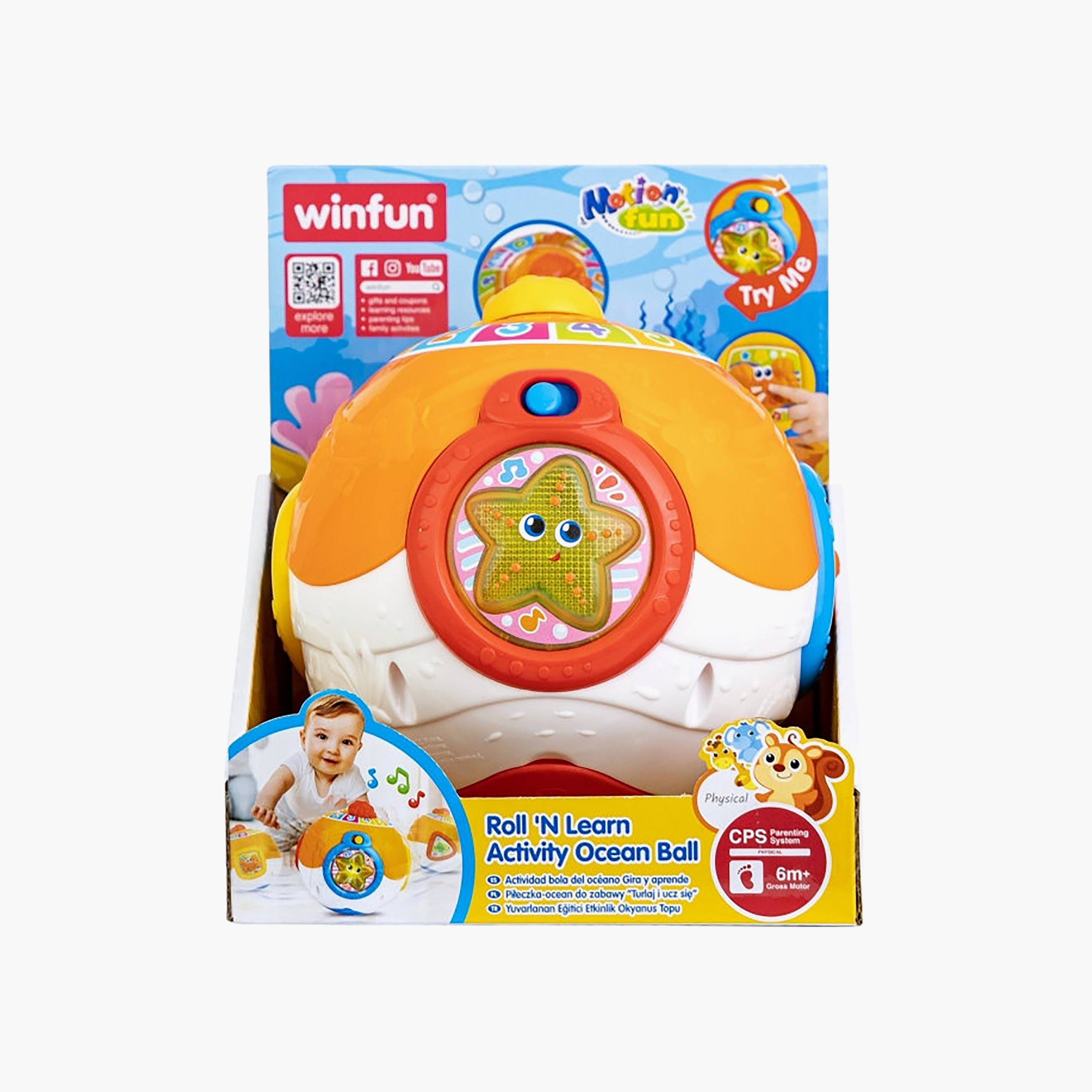 Winfun Roll and Learn Activity Ocean Ball Learning Toy-toys-babyandtoddlertoys-learningtoys-image-4