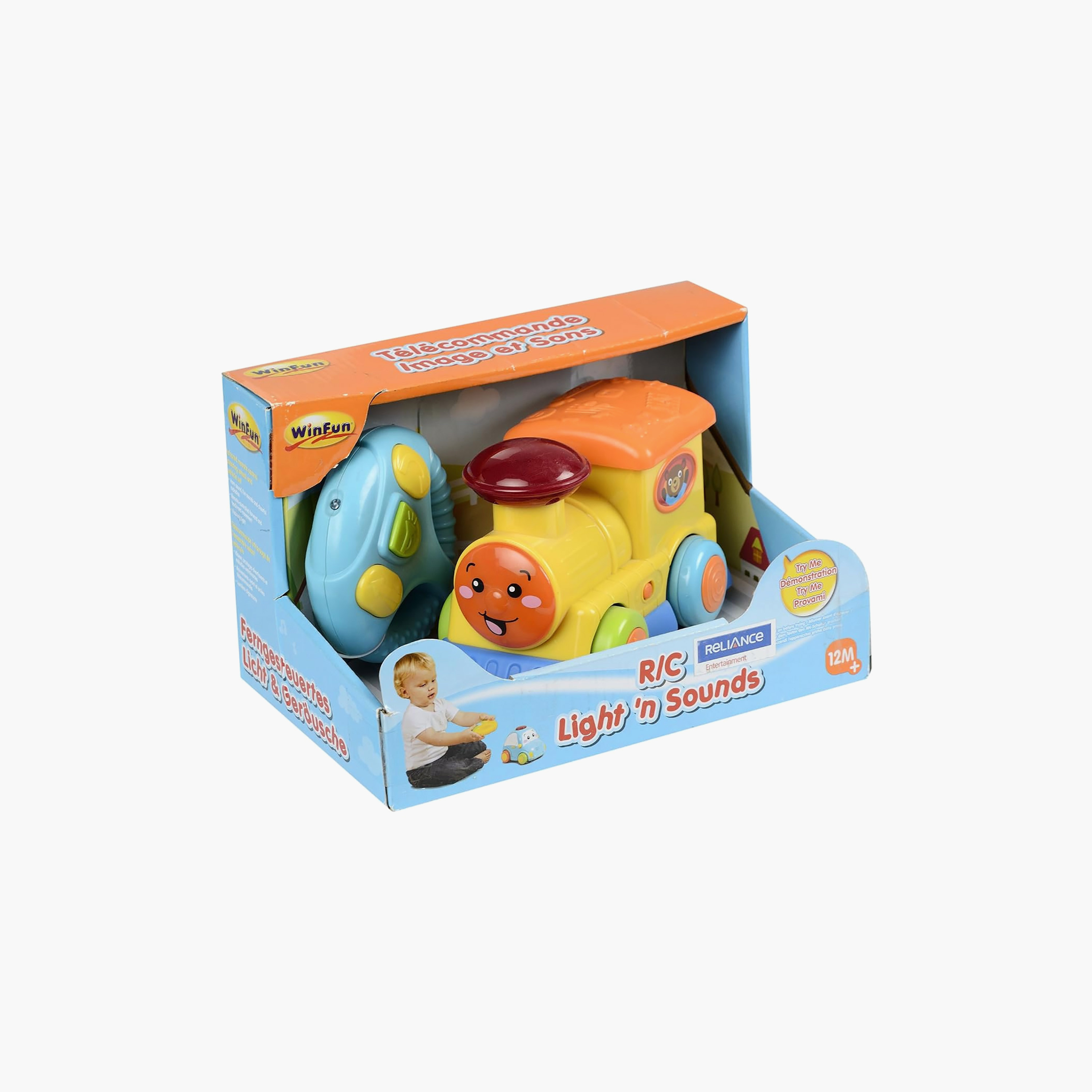 لعبة قطار بجهاز تحكم عن بعد وصوت وضوء من وين فن-toys-remotecontrolledvehicles-rcvehicles-image-5