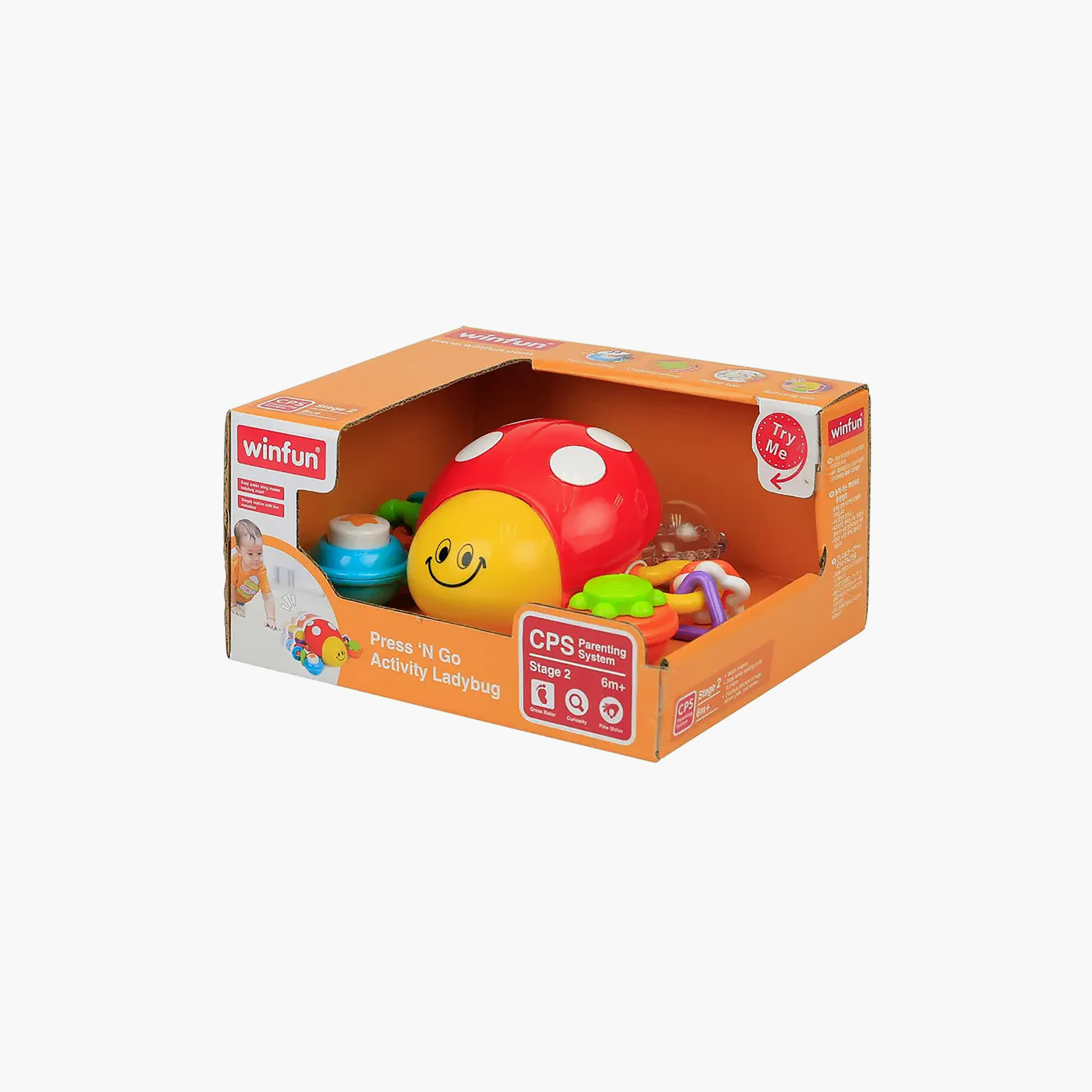 WinFun Press and Go Activity Ladybug Toy-toys-babyandtoddlertoys-learningtoys-image-7