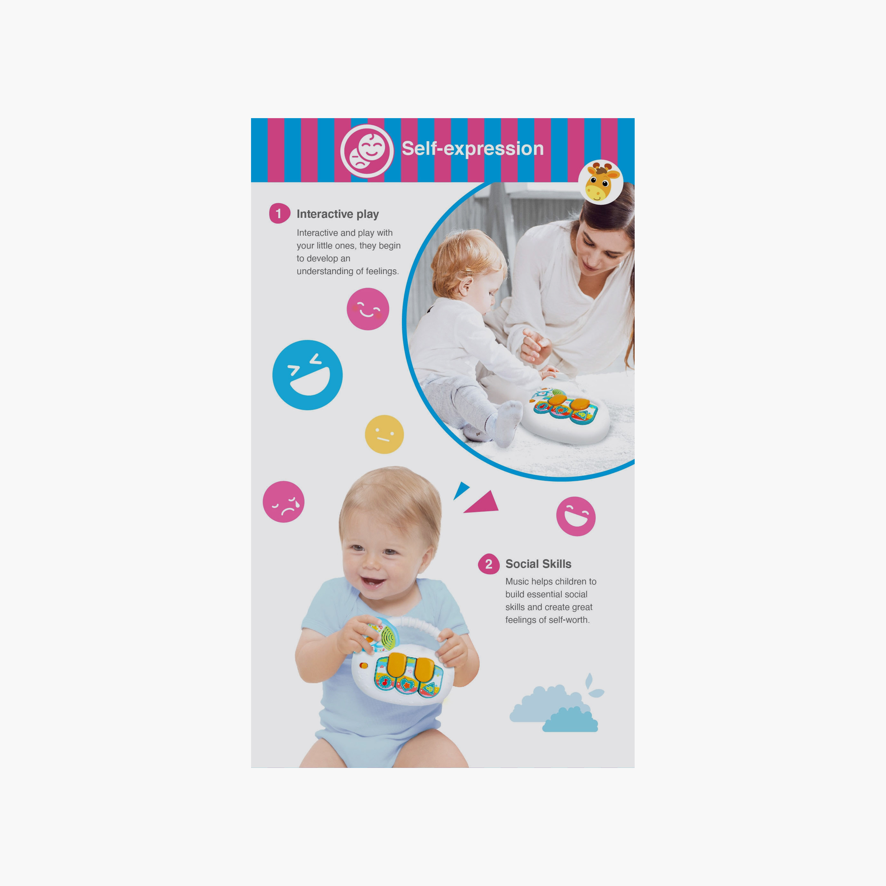 لعبة لوحة مفاتيح بتصميم بطريق ماي فيرست بينجوين من وين فن-toys-babyandtoddlertoys-learningtoys-image-4