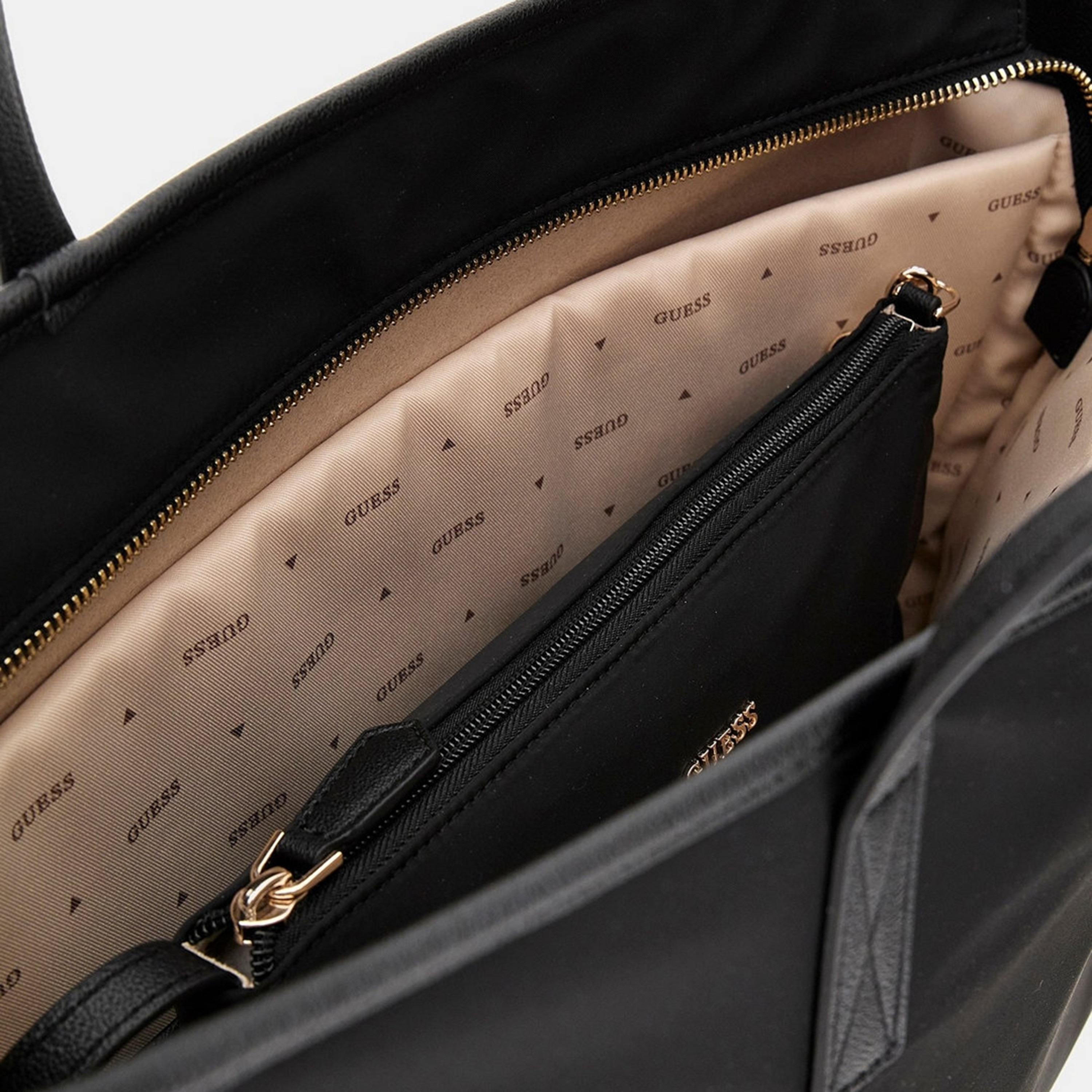 Guess Eco Gemma Double Handle Tote Bag & Pouch with Zipper Closure-women-bagsandwallets-handbags-image-3