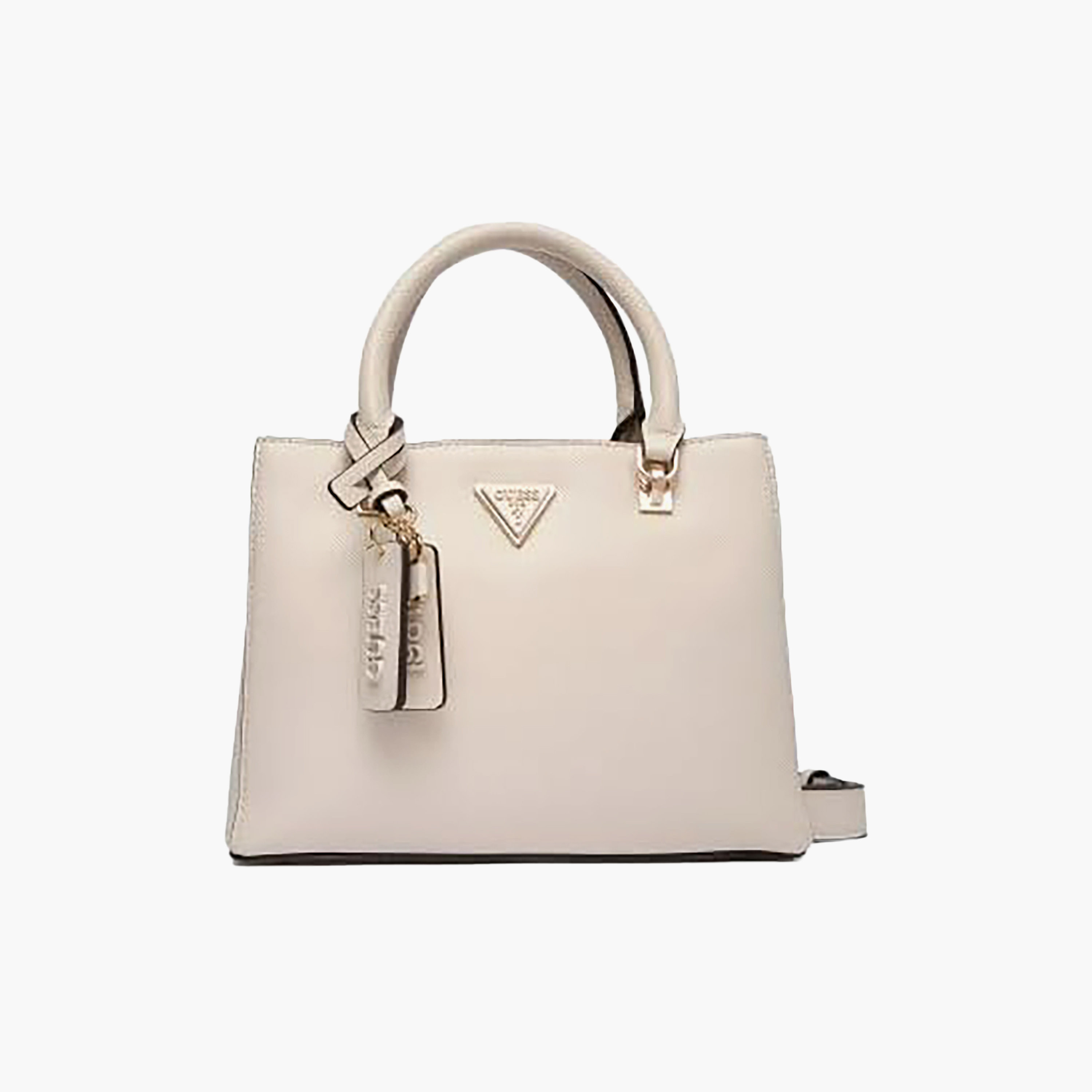 Guess Noelle Ii Double Handle Satchel Bag with Zipper Closure and Adjustable Strap-women-bagsandwallets-handbags-image-1
