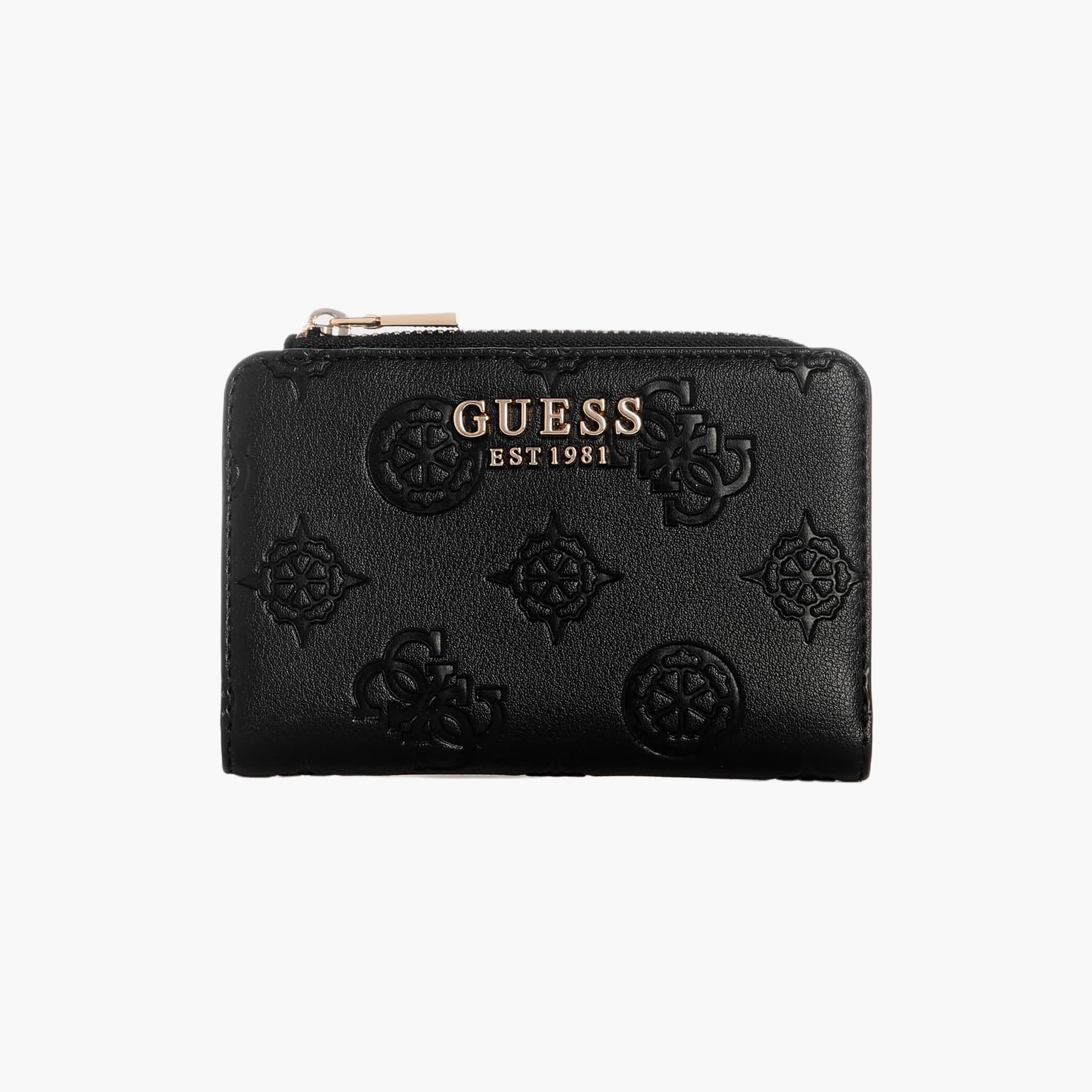 محفظة Guess Laurel II Monogram بسحاب إغلاق-women-bagsandwallets-wallets-image-1