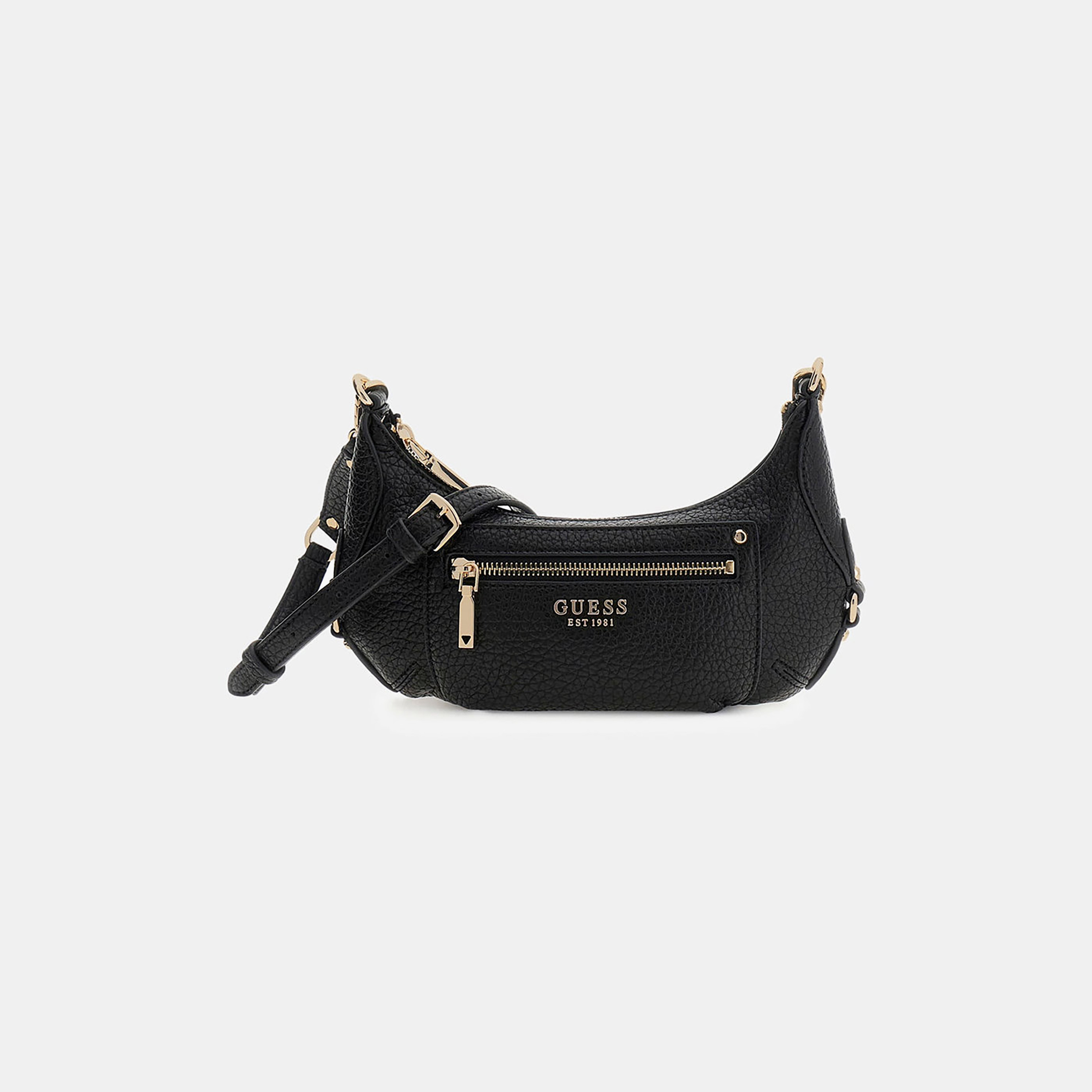 Guess Marsha Pebbled Texture Crossbody Bag with Zipper Closure and Adjustable Strap-women-bagsandwallets-handbags-image-1