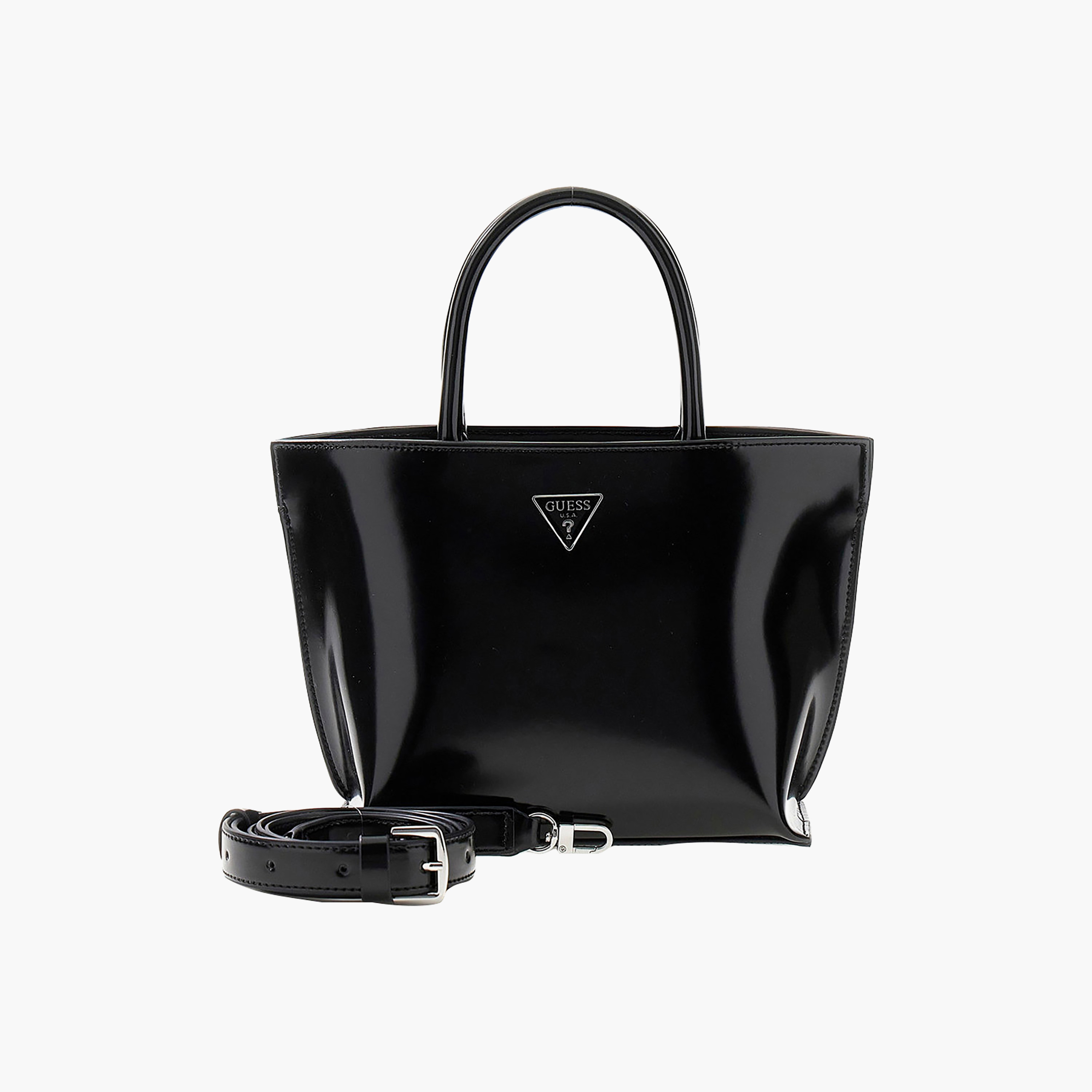 Guess Arnela Double Handle Tote Bag with Zipper Closure and Detachable Strap-women-bagsandwallets-handbags-image-4
