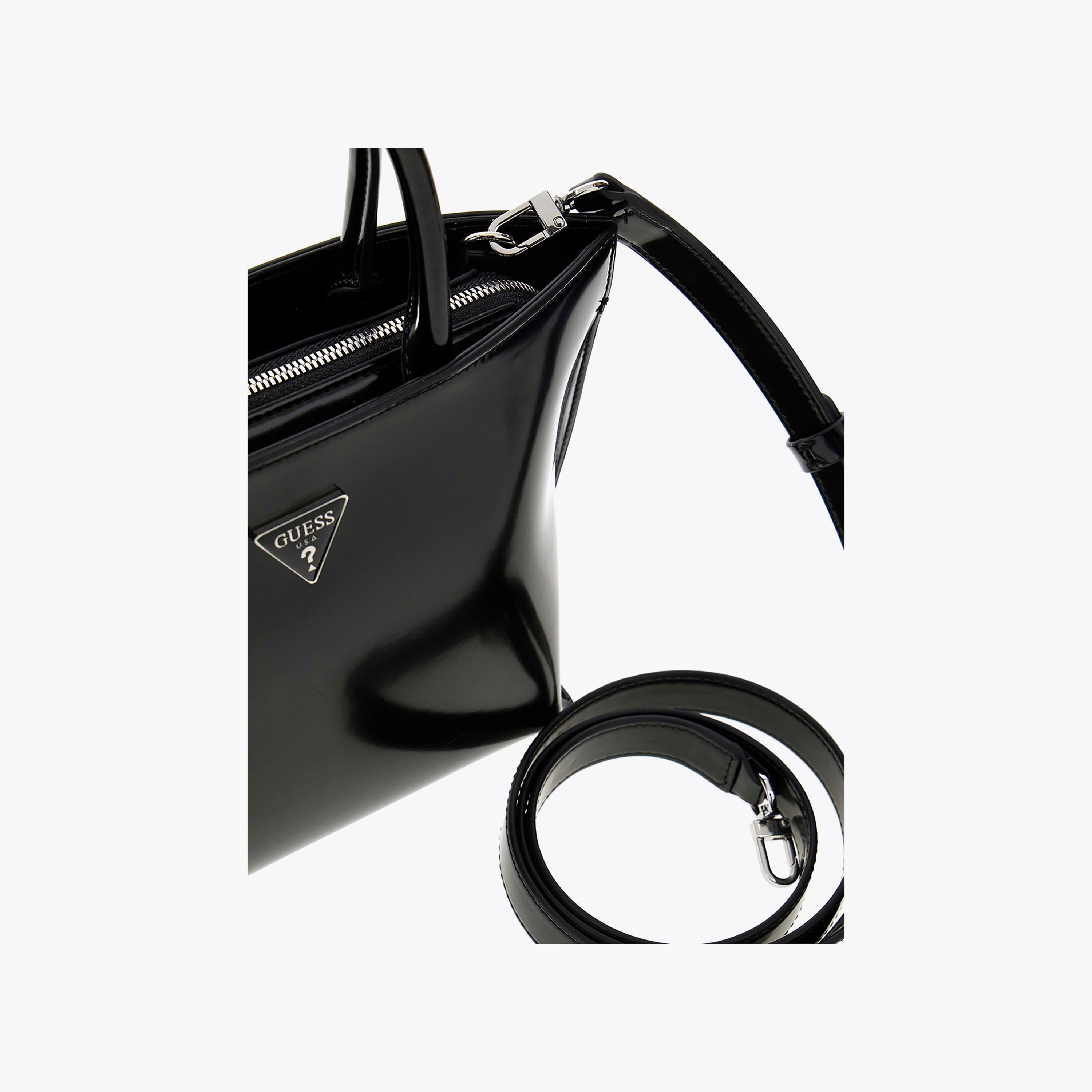 Guess Arnela Double Handle Tote Bag with Zipper Closure and Detachable Strap-women-bagsandwallets-handbags-image-5