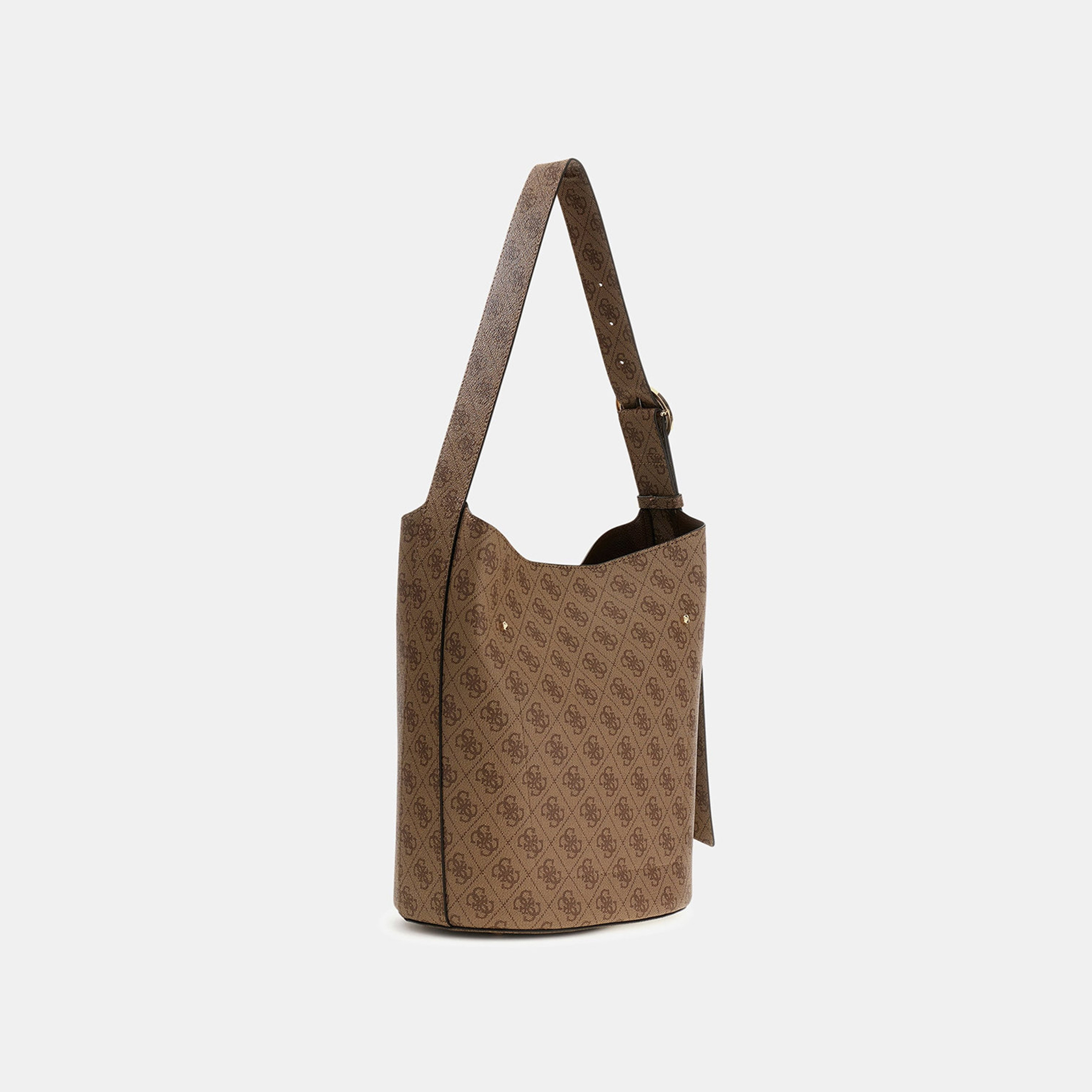 Guess Meridian Ii Monogram Single Handle Bucket Bag & Pouch with Magnetic Closure-women-bagsandwallets-handbags-image-2