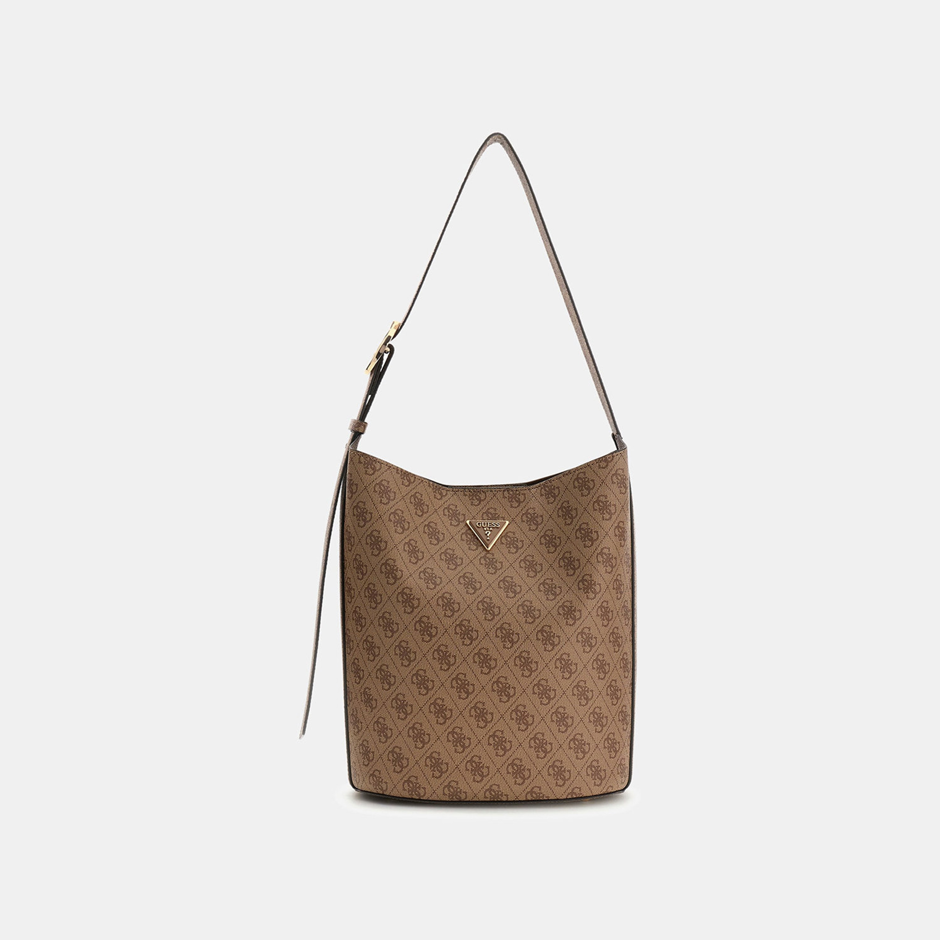 Guess Meridian Ii Monogram Single Handle Bucket Bag & Pouch with Magnetic Closure-women-bagsandwallets-handbags-image-4
