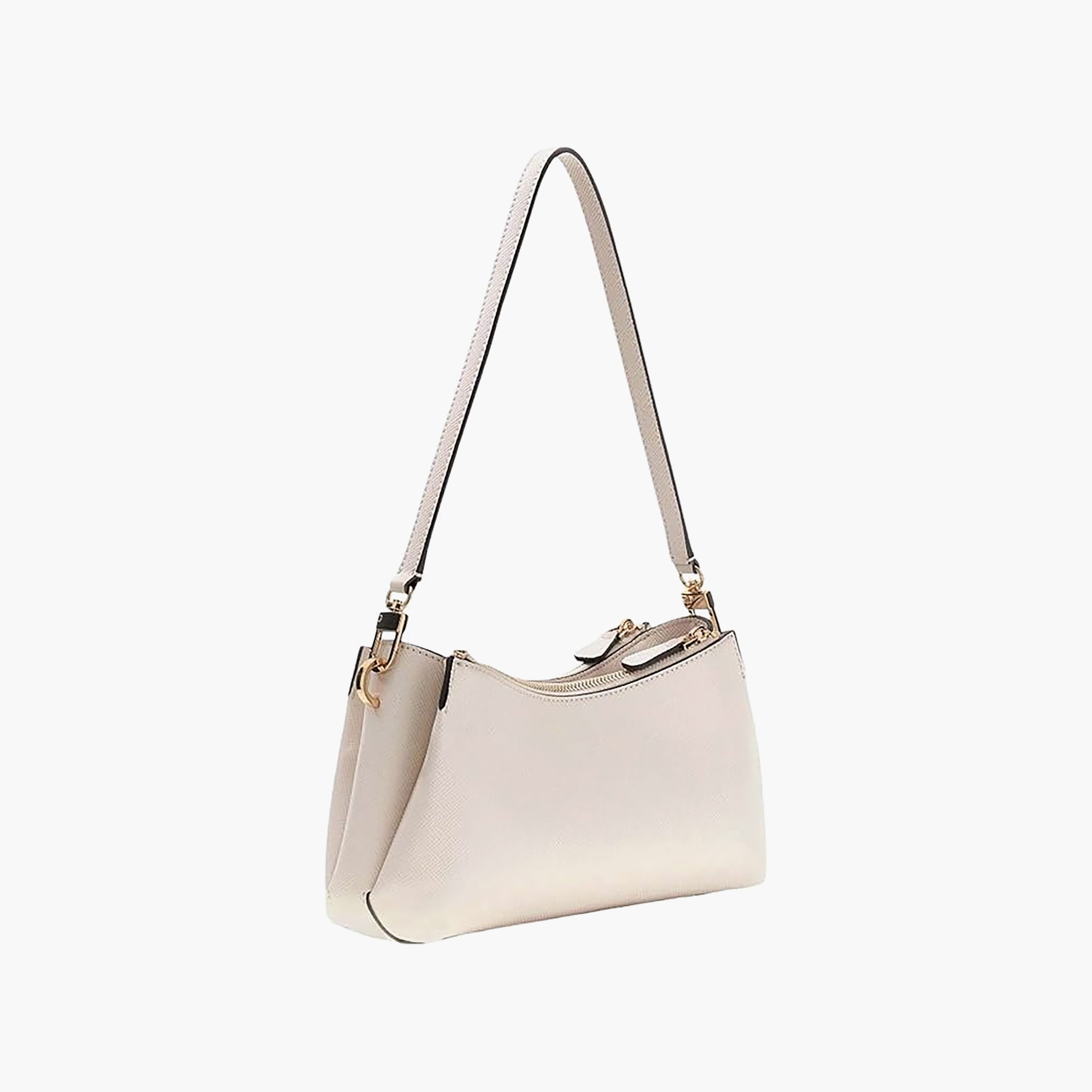 Guess Noelle Ii Texture Single Handle Shoulder Bag with Zip Closure and Adjustable Strap-women-bagsandwallets-handbags-image-2
