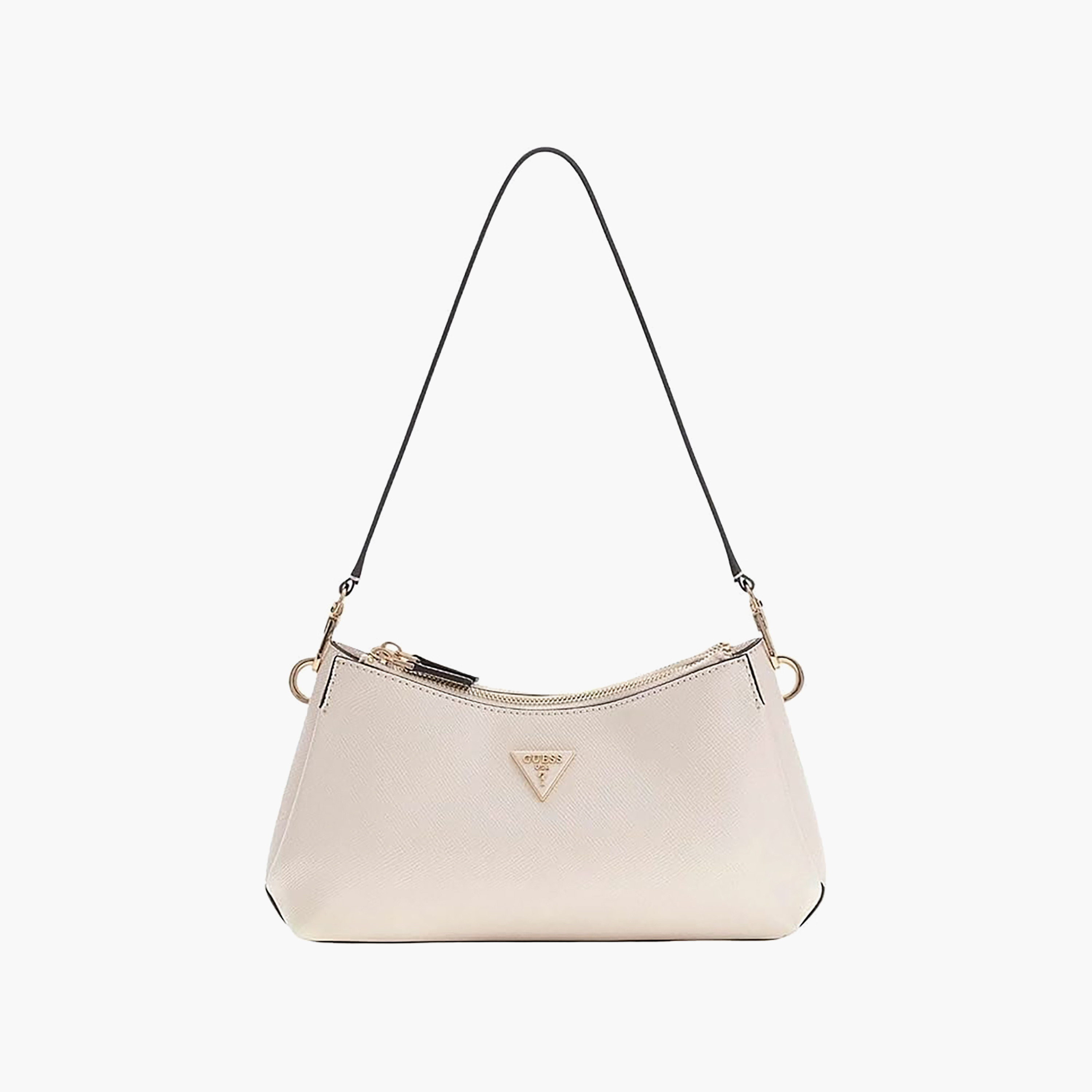 Guess Noelle Ii Texture Single Handle Shoulder Bag with Zip Closure and Adjustable Strap-women-bagsandwallets-handbags-image-4