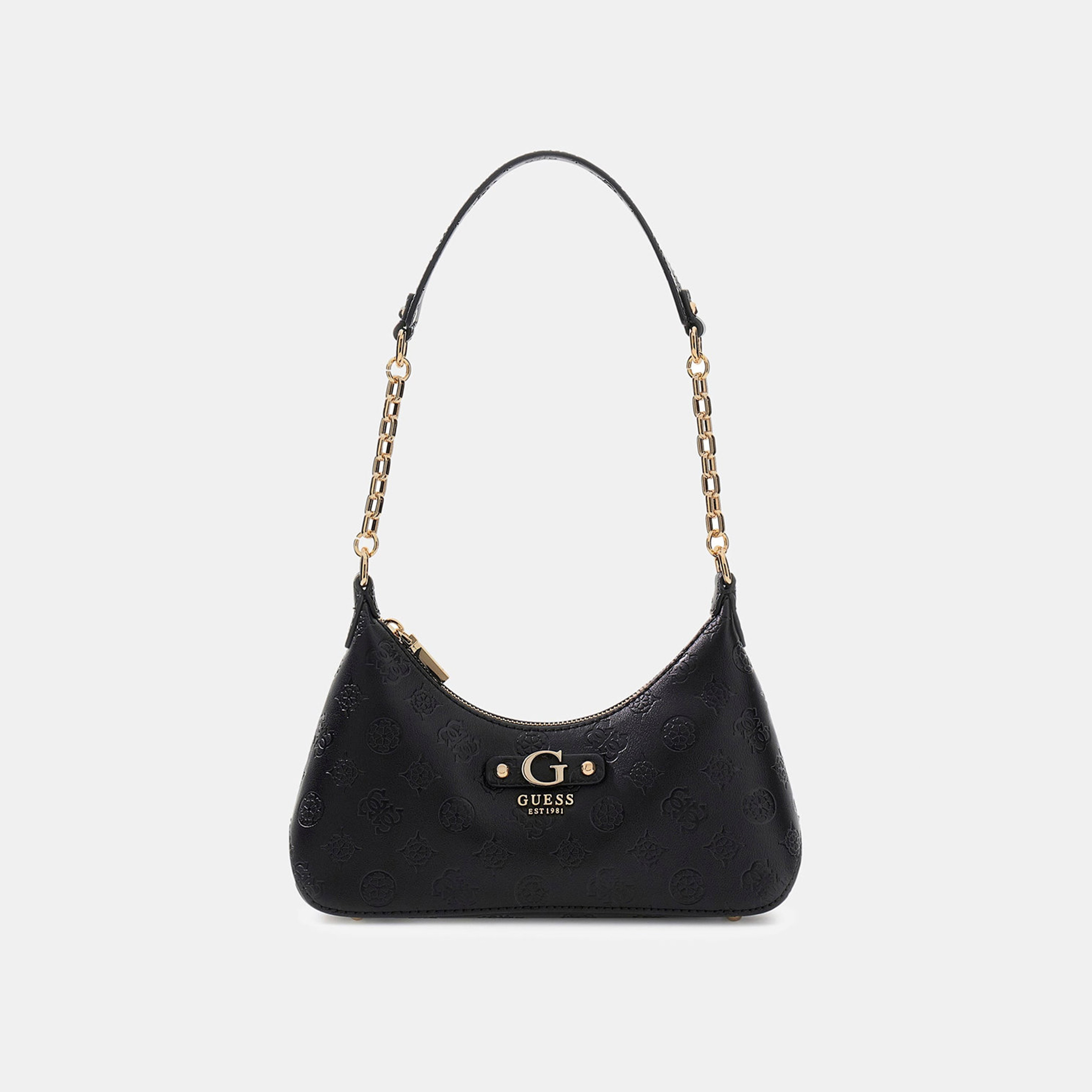 Guess Dita Monogram Single Handle Shoulder Bag with Zipper Closure-women-bagsandwallets-handbags-image-1