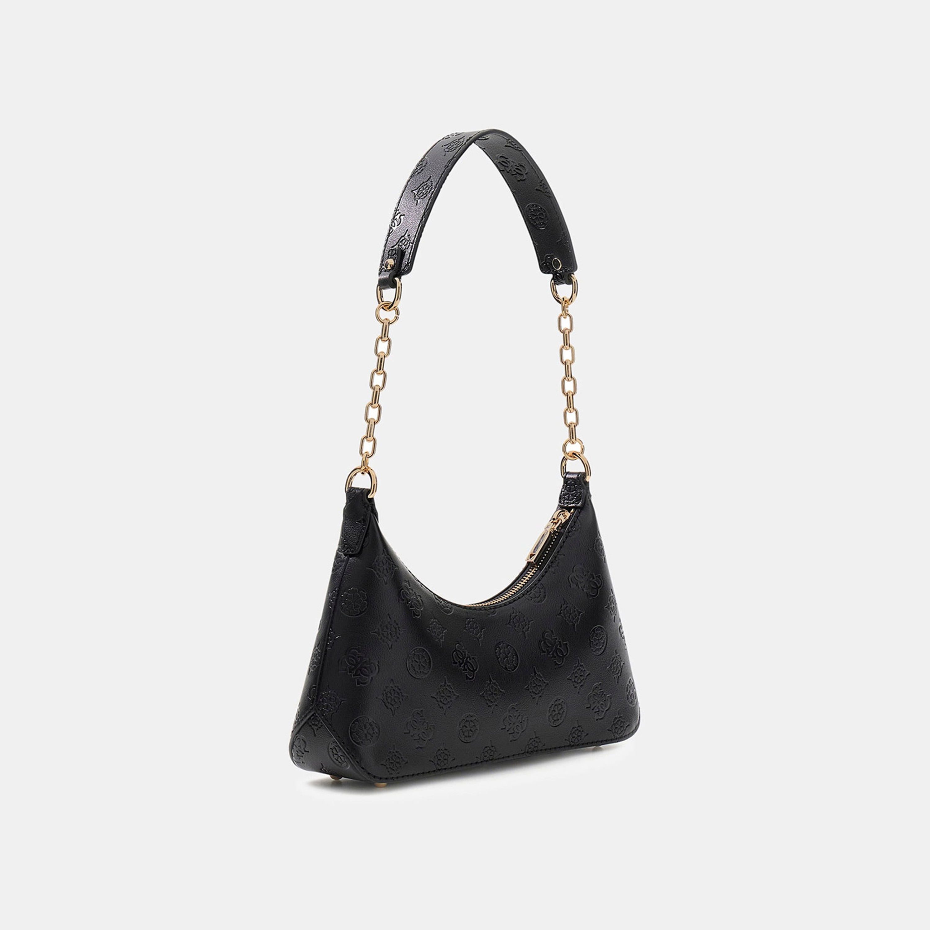 Guess Dita Monogram Single Handle Shoulder Bag with Zipper Closure-women-bagsandwallets-handbags-image-2