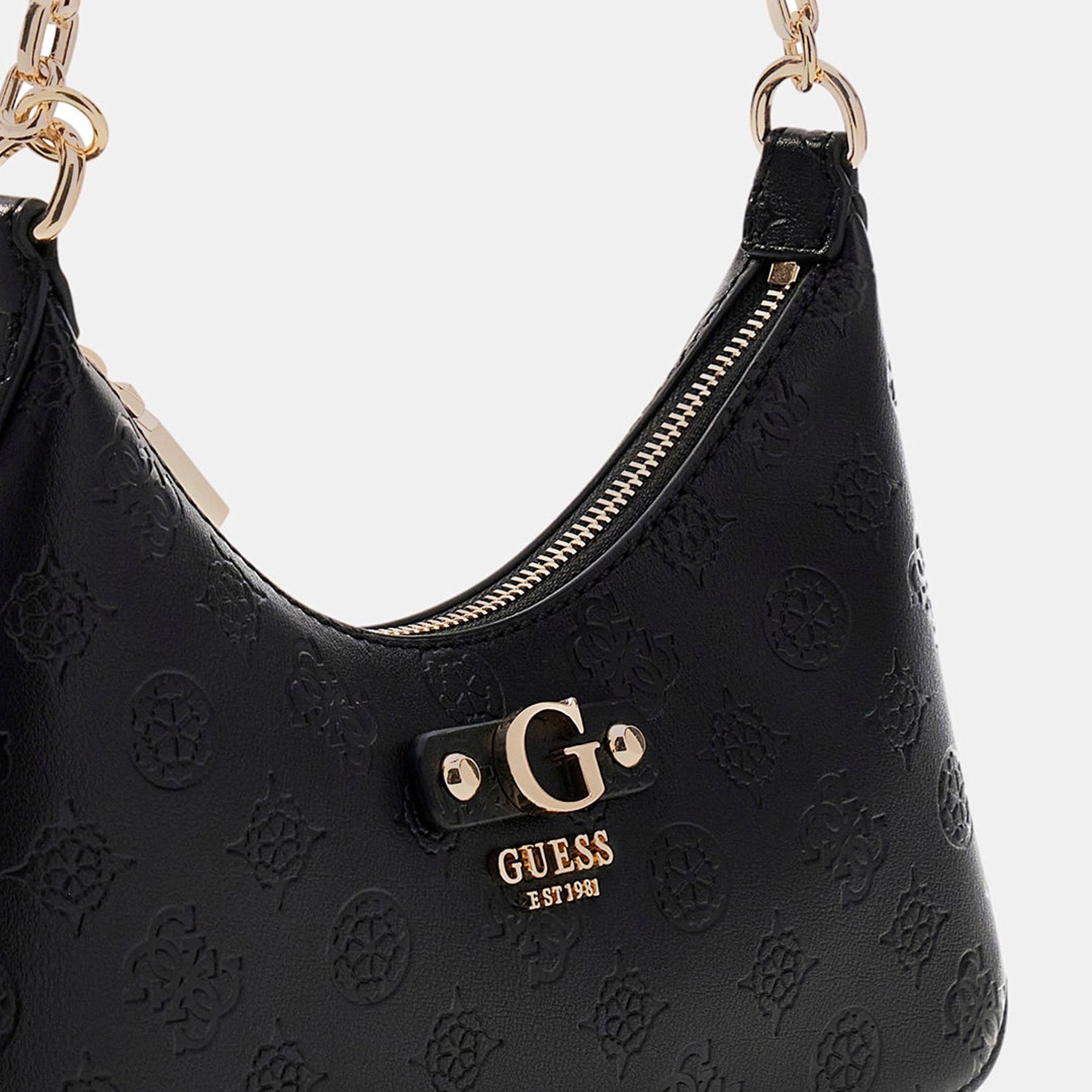 Guess Dita Monogram Single Handle Shoulder Bag with Zipper Closure-women-bagsandwallets-handbags-image-4