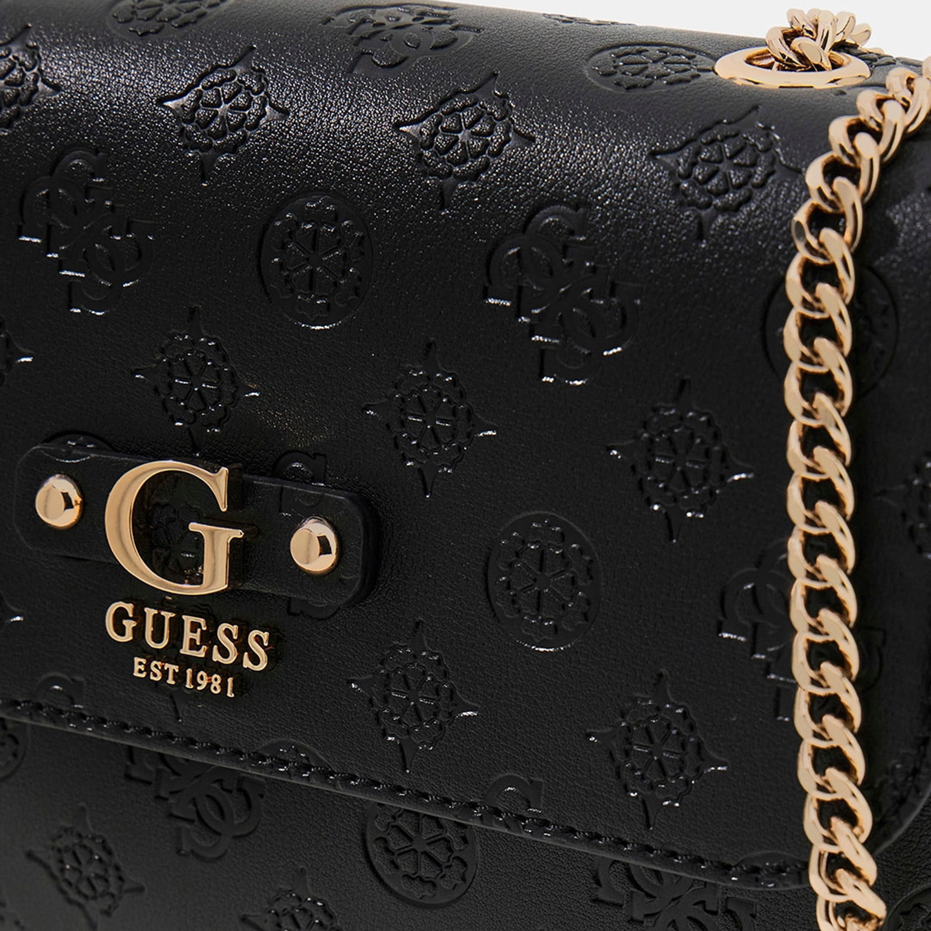 Guess Dita Monogram Crossbody Bag with Flap Closure and Chain Strap-women-bagsandwallets-handbags-image-4