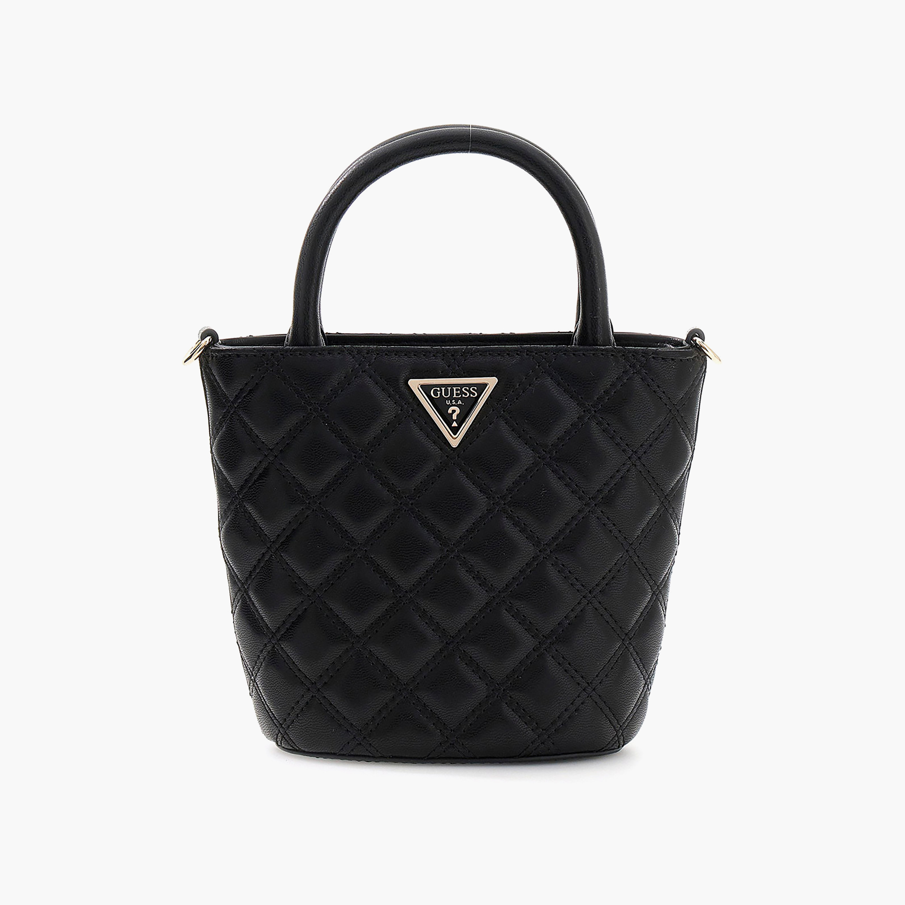 Guess Giully Ii Quilted Double Handle Tote Bag with Magnetic Closure & Detachable Strap-women-bagsandwallets-handbags-image-5