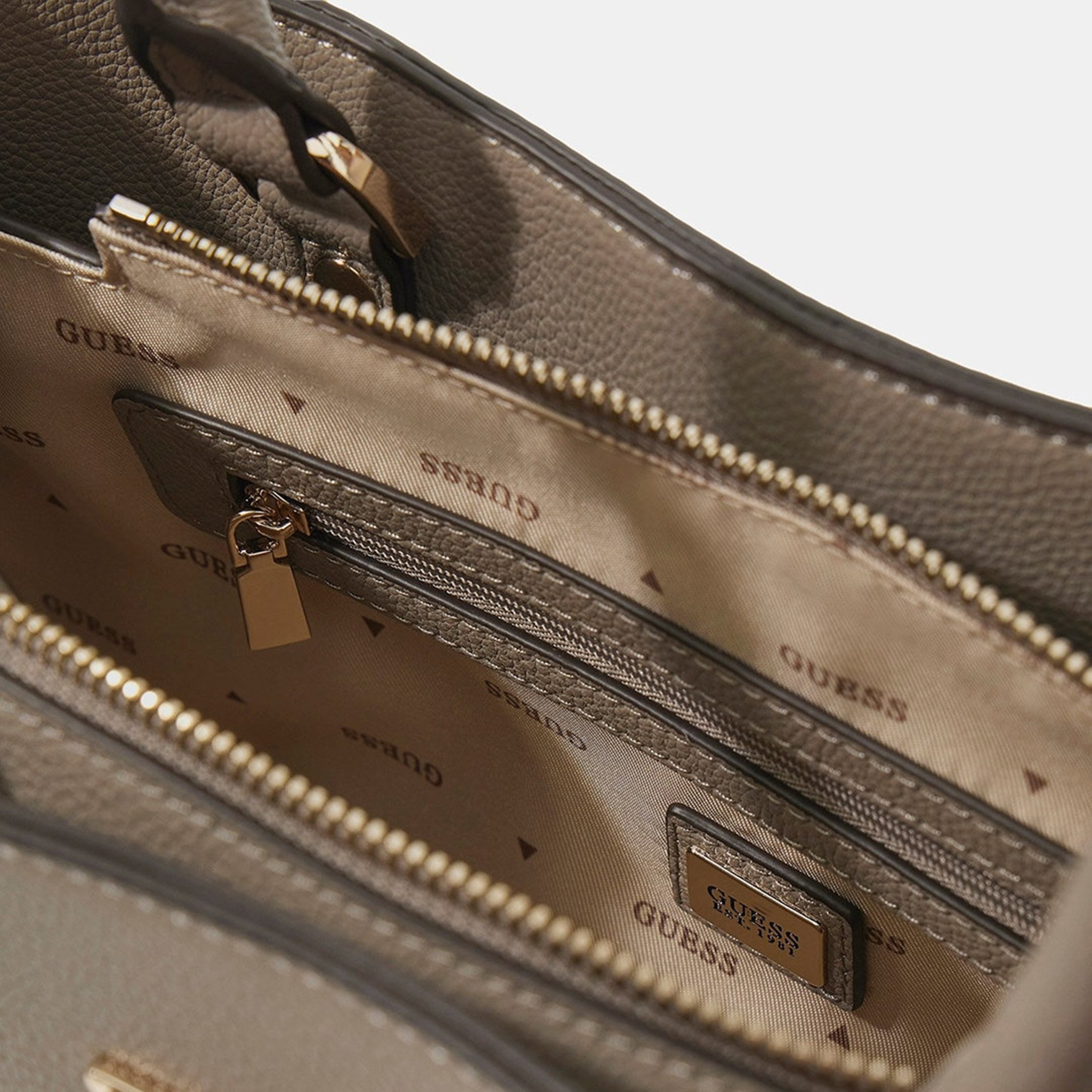 Guess Meridian Ii Double Handle Shoulder Bag with Zipper Closure-women-bagsandwallets-handbags-image-3