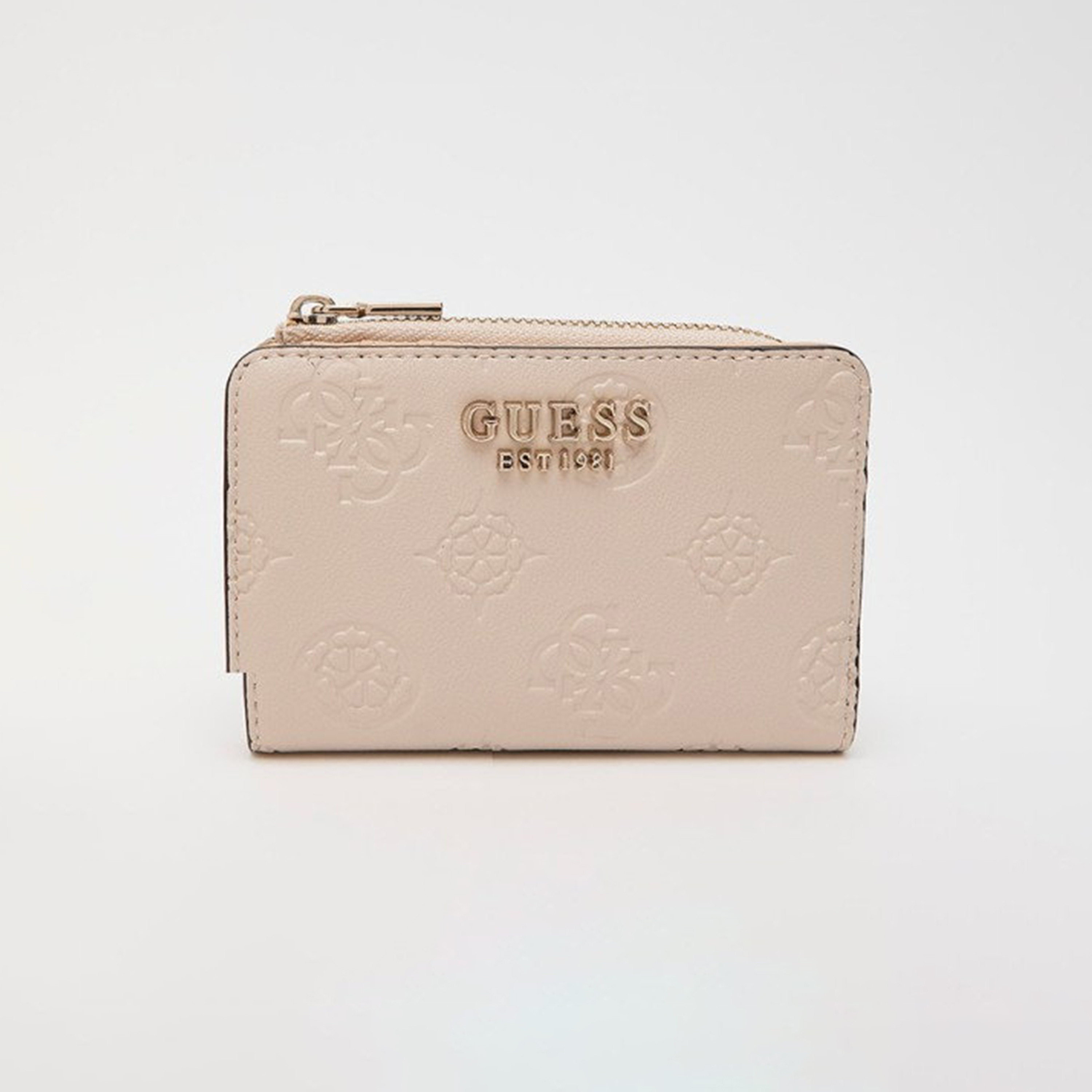 Guess Laurel Ii Monogram Wallet with Zipper Closure-women-bagsandwallets-wallets-image-1