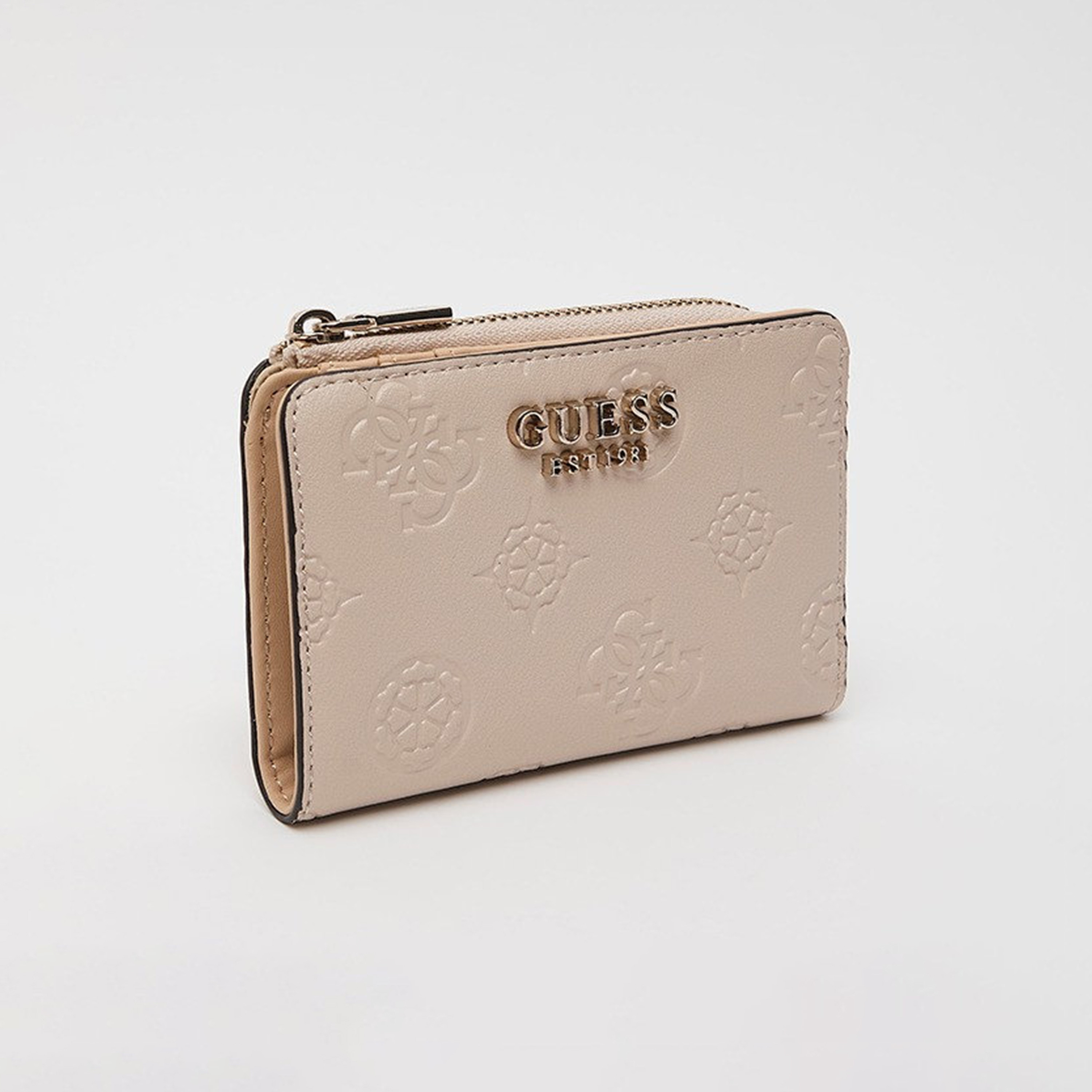 Guess Laurel Ii Monogram Wallet with Zipper Closure-women-bagsandwallets-wallets-image-4