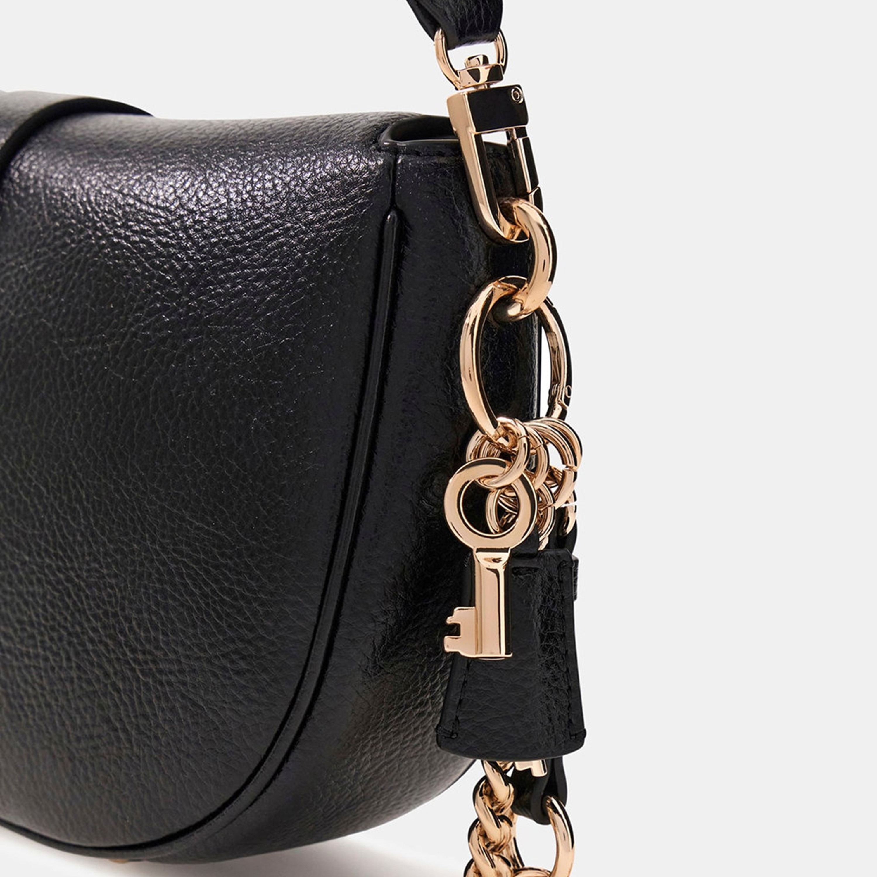 Guess Brooke Textured Shoulder Bag with Twist Lock Closure and Detachable Strap-women-bagsandwallets-handbags-image-5