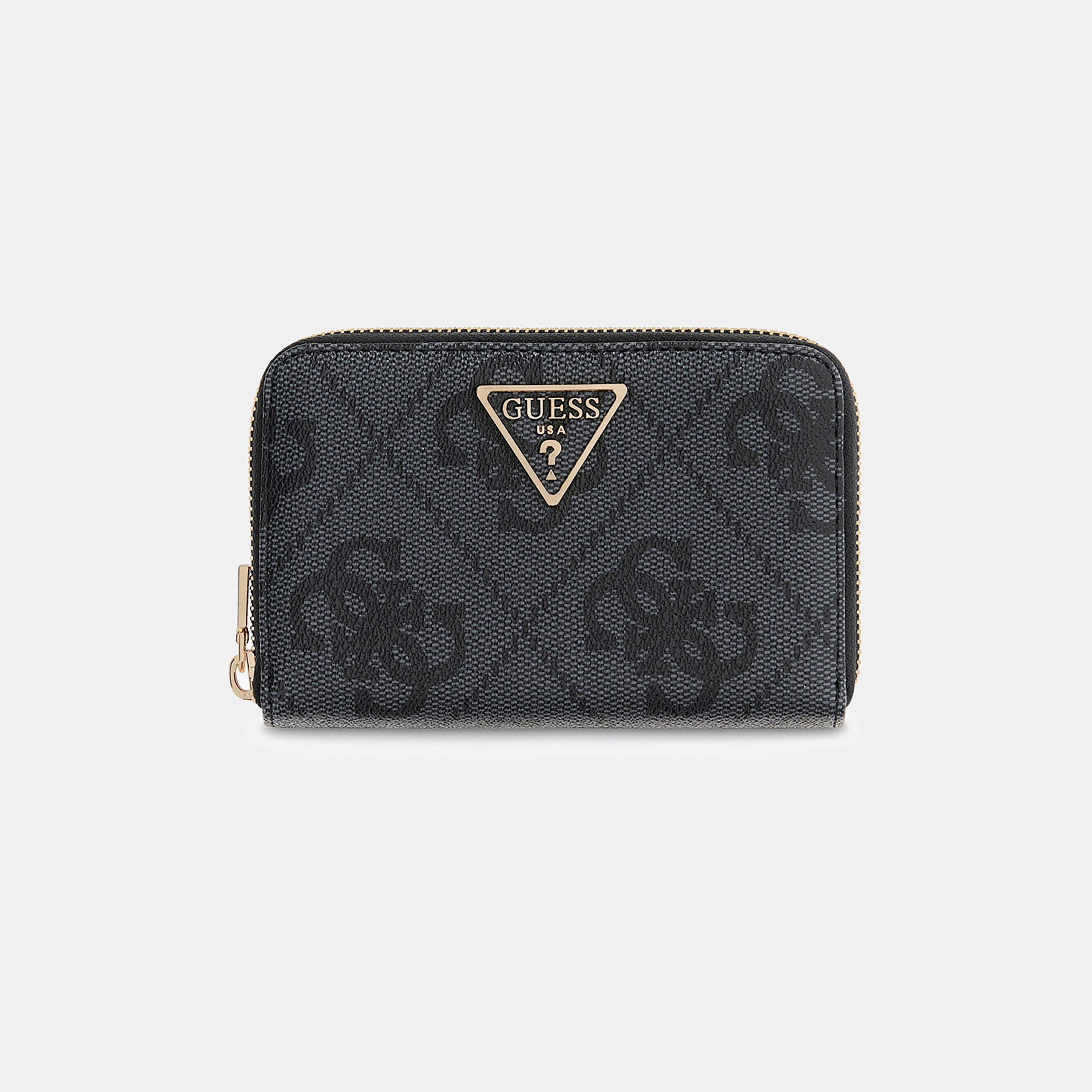 محفظة Guess Laurel II Monogram بسحاب إغلاق-women-bagsandwallets-wallets-image-1