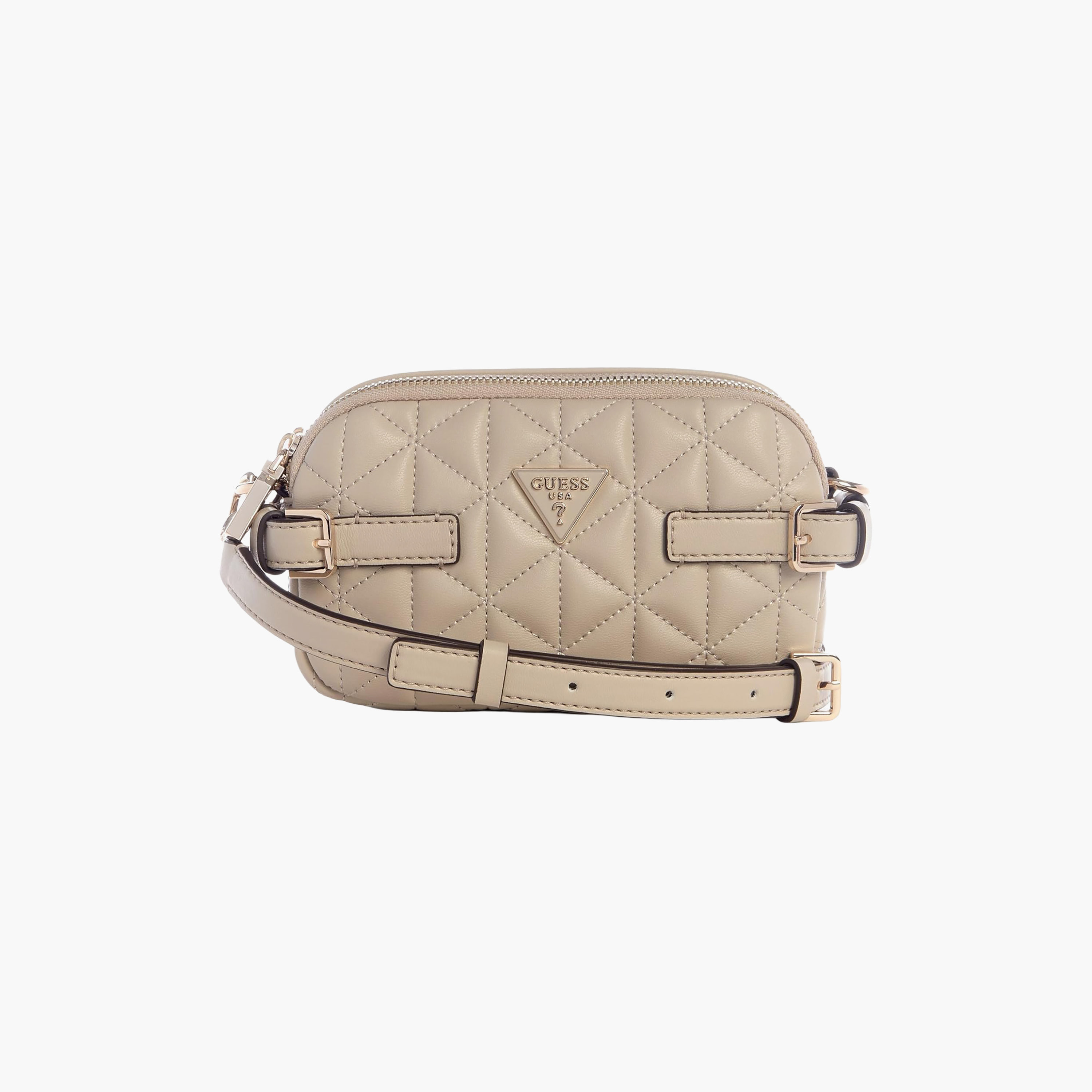 Guess Paisleigh Diamond Quilted Crossbody Bag with Zipper Closure and Detachable Strap-women-bagsandwallets-handbags-image-1