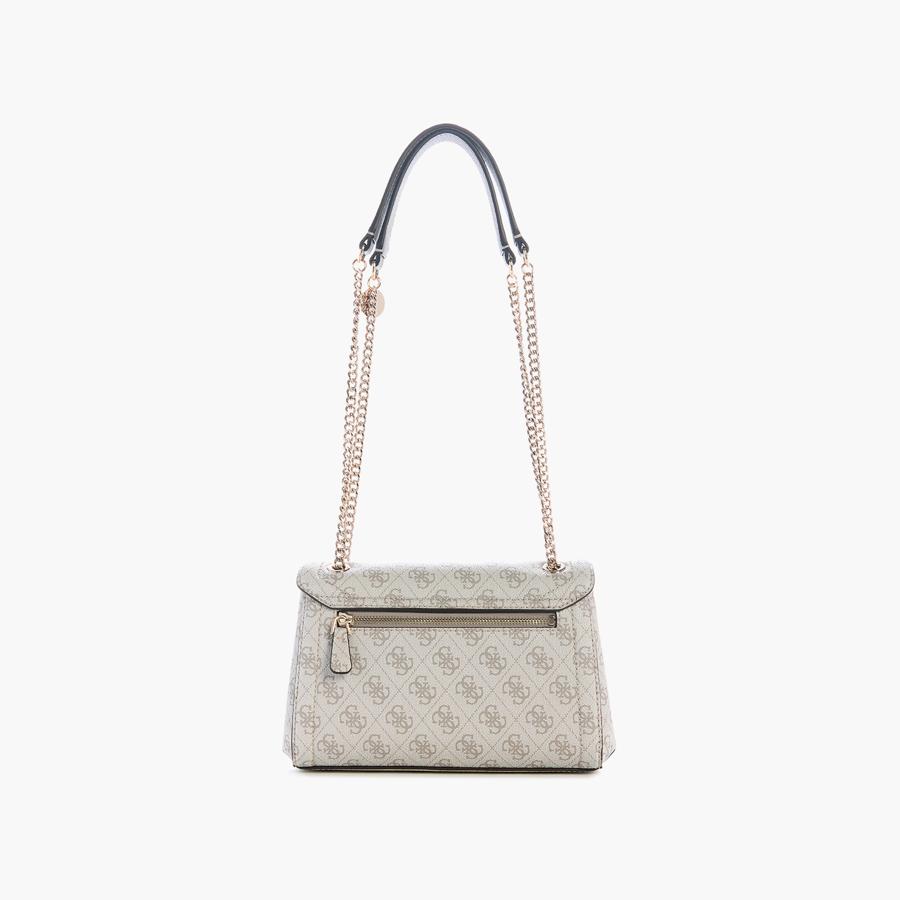 Guess Noelle Ii Monogram Crossbody Bag with Flap Closure and Chain Strap-women-bagsandwallets-handbags-image-2