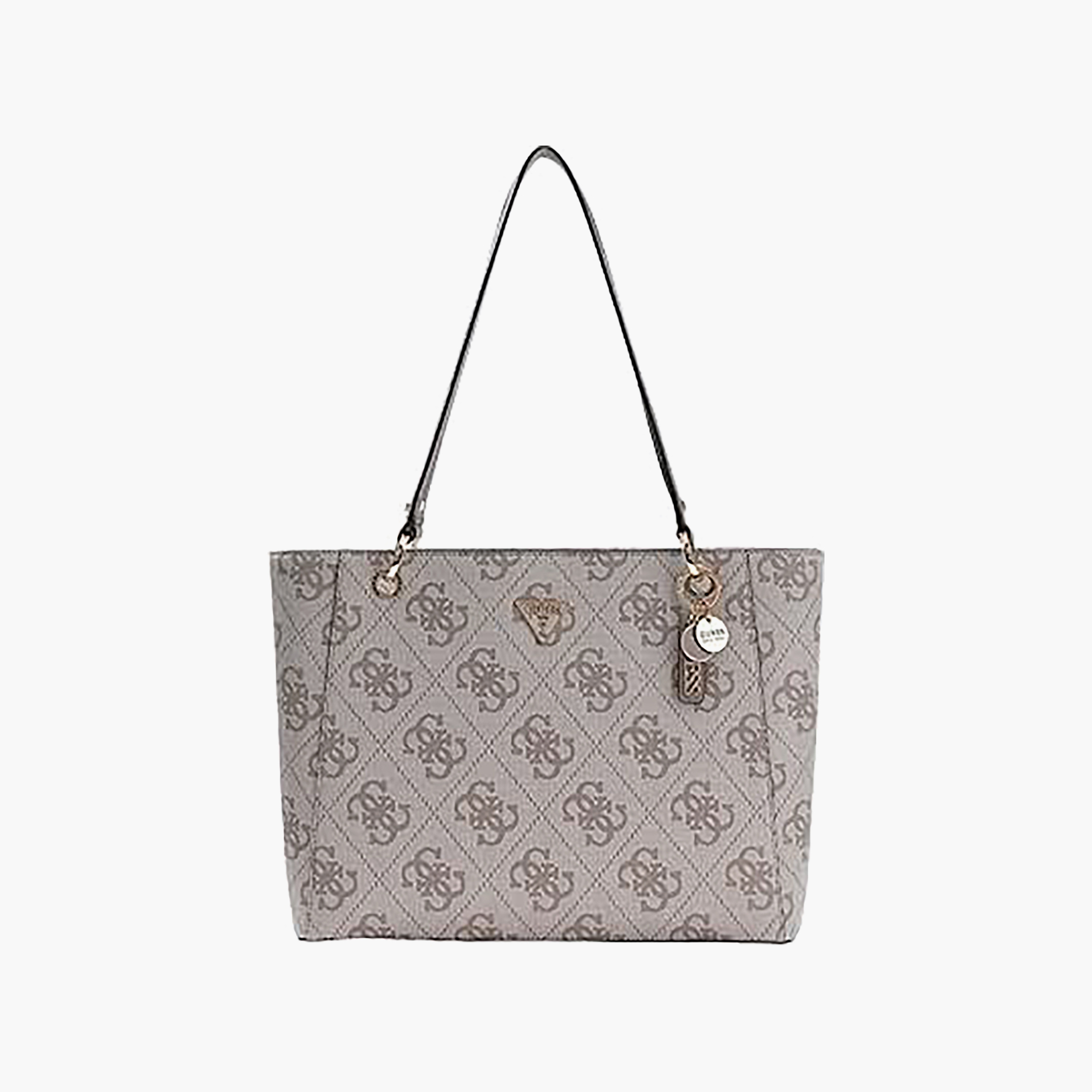 Guess Noelle Ii Monogram Double Handle Tote Bag with Zipper Closure-women-bagsandwallets-handbags-image-1