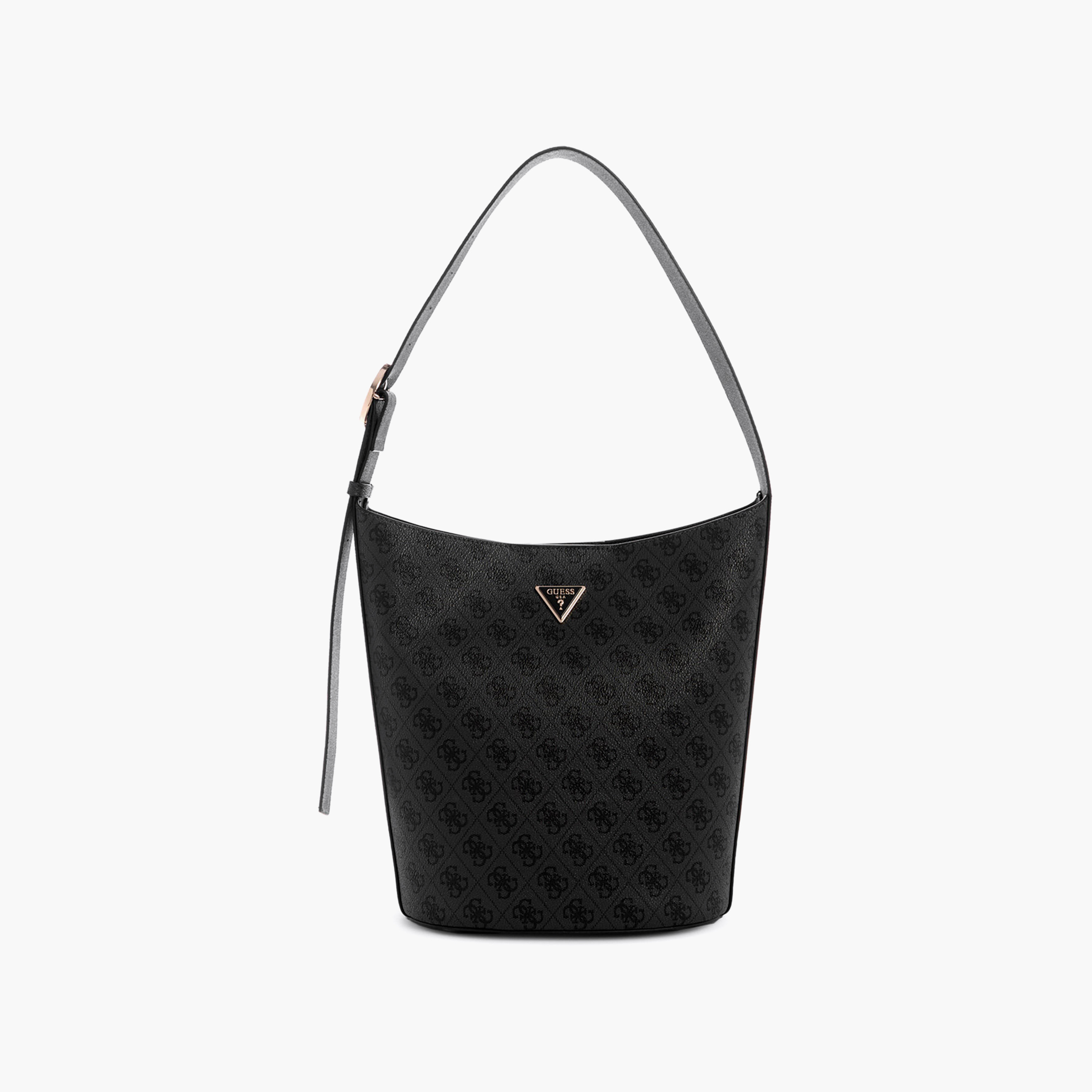 Guess Meridian Ii Monogram Single Handle Bucket Bag & Pouch with Magnetic Closure-women-bagsandwallets-handbags-image-6