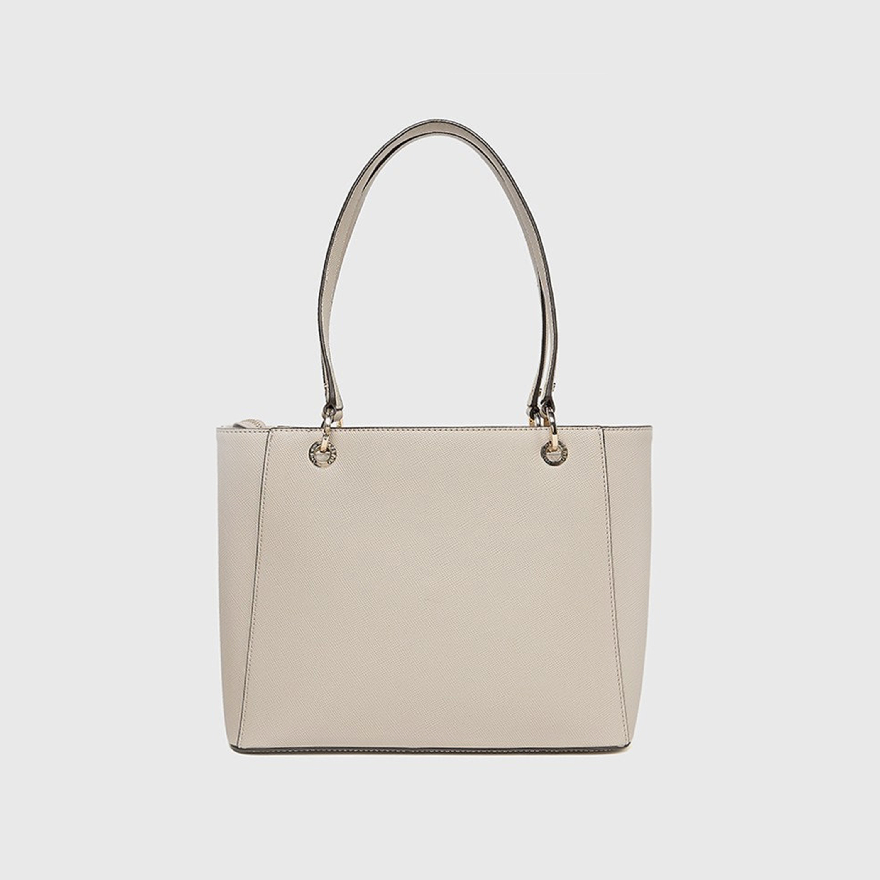 Guess Noelle Ii Saffiano Texture Double Handle Tote Bag with Zipper Closure-women-bagsandwallets-handbags-image-2