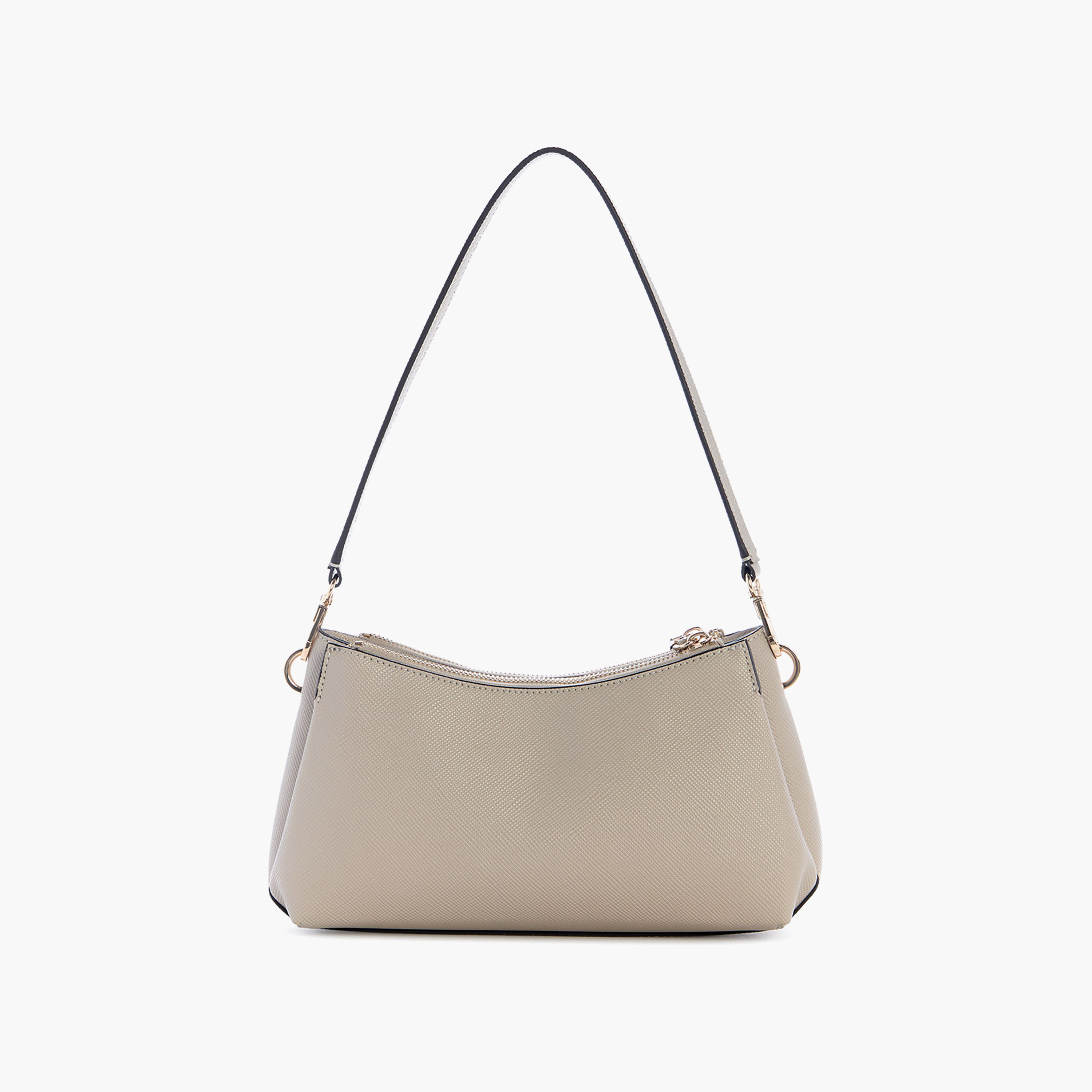 Guess Noelle Ii Texture Single Handle Shoulder Bag with Zip Closure and Adjustable Strap-women-bagsandwallets-handbags-image-2