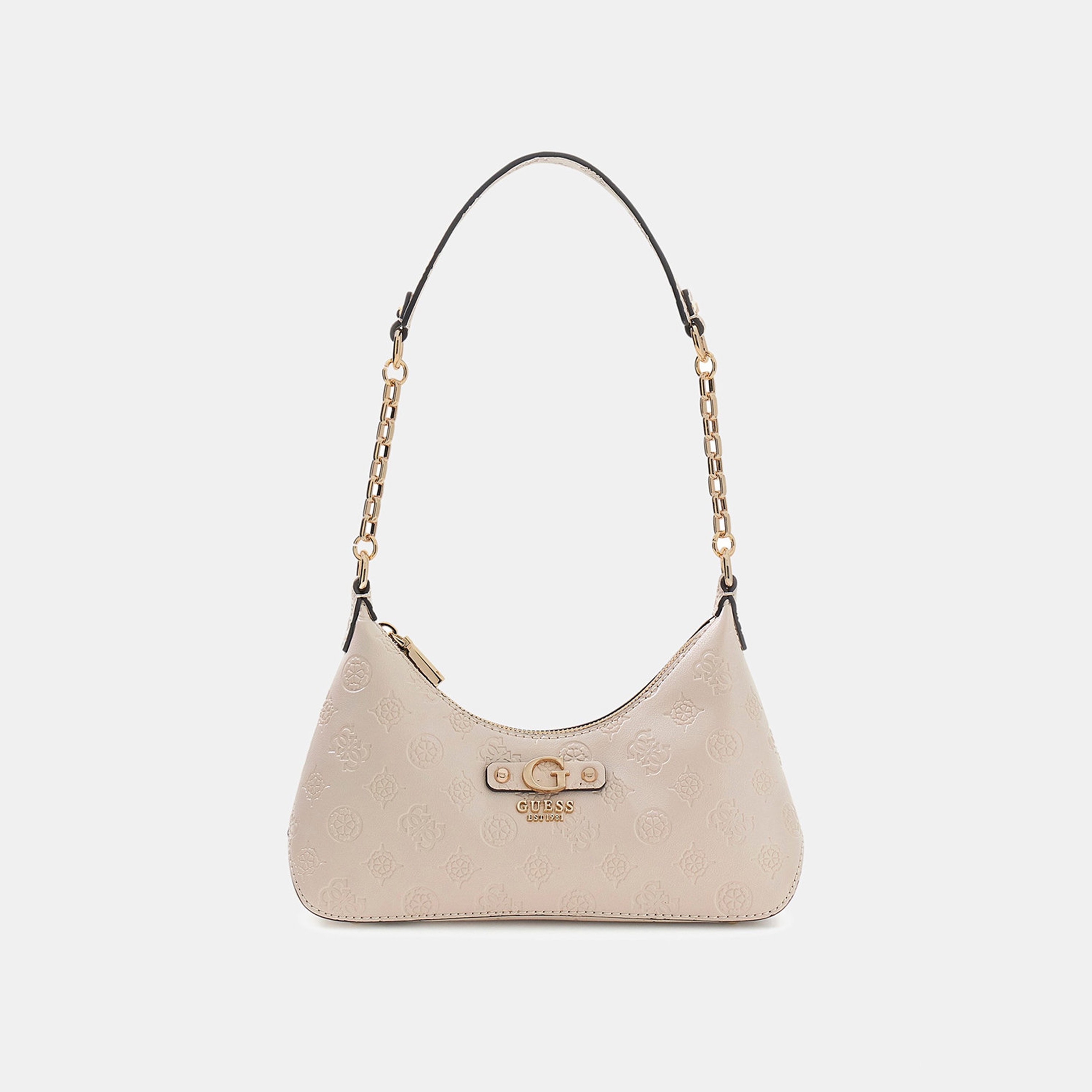 حقيبة كتف Guess Dita Monogram ذات مقبض واحد وإغلاق بسحاب-women-bagsandwallets-handbags-image-1