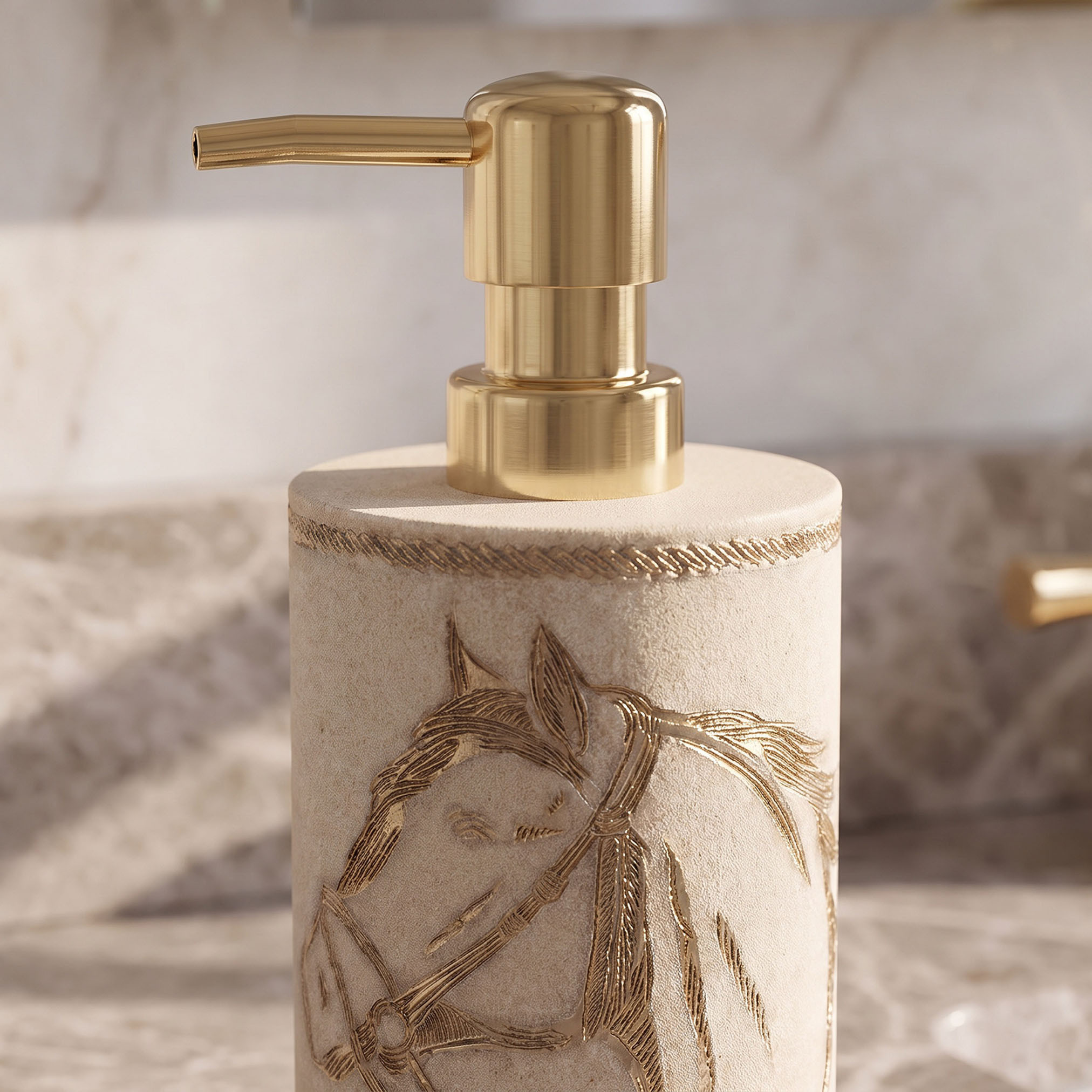 Fares Embossed Lotion Dispenser-household-bathandlaundry-bathaccessories-soapdishesanddispensers-image-3