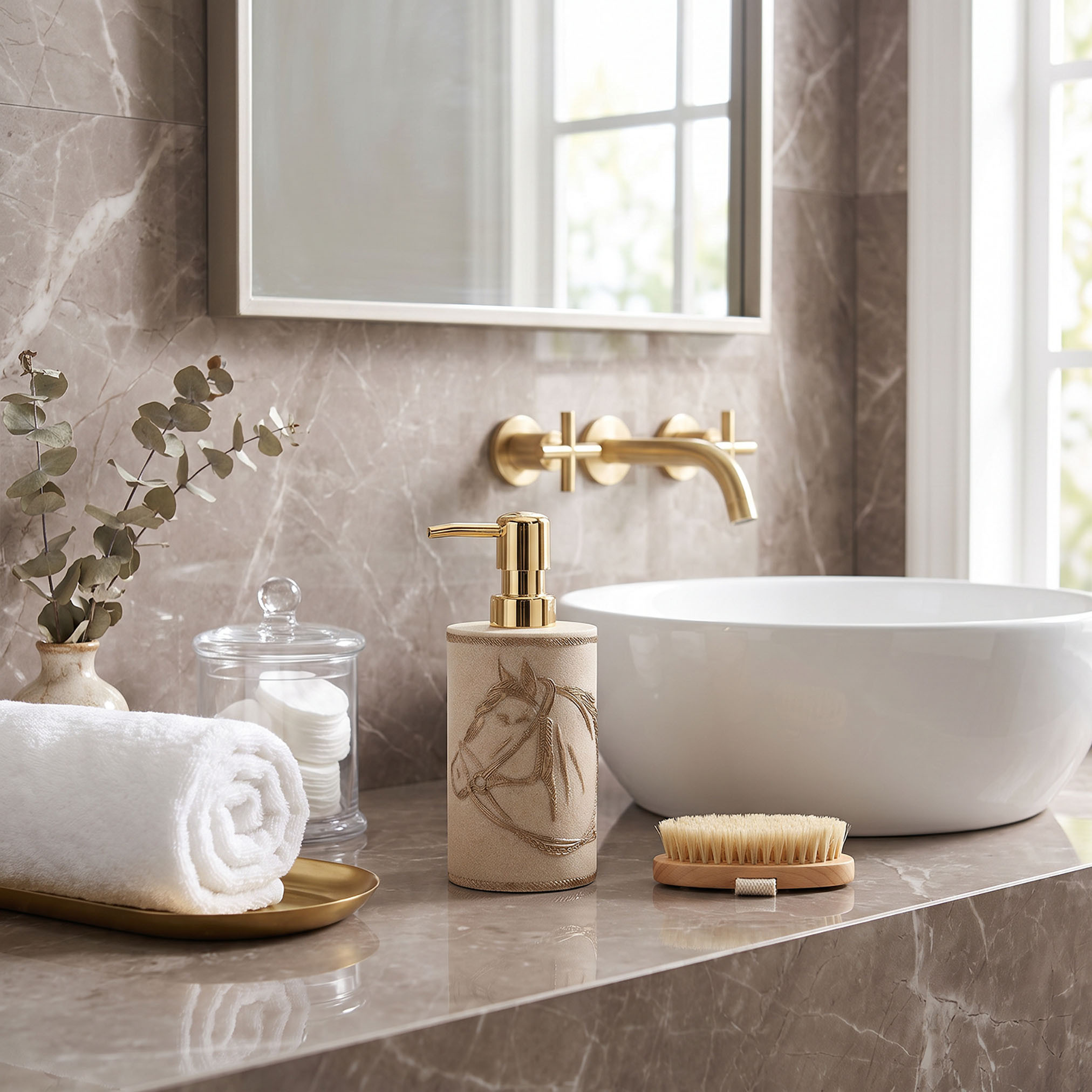 Fares Embossed Lotion Dispenser-household-bathandlaundry-bathaccessories-soapdishesanddispensers-image-4