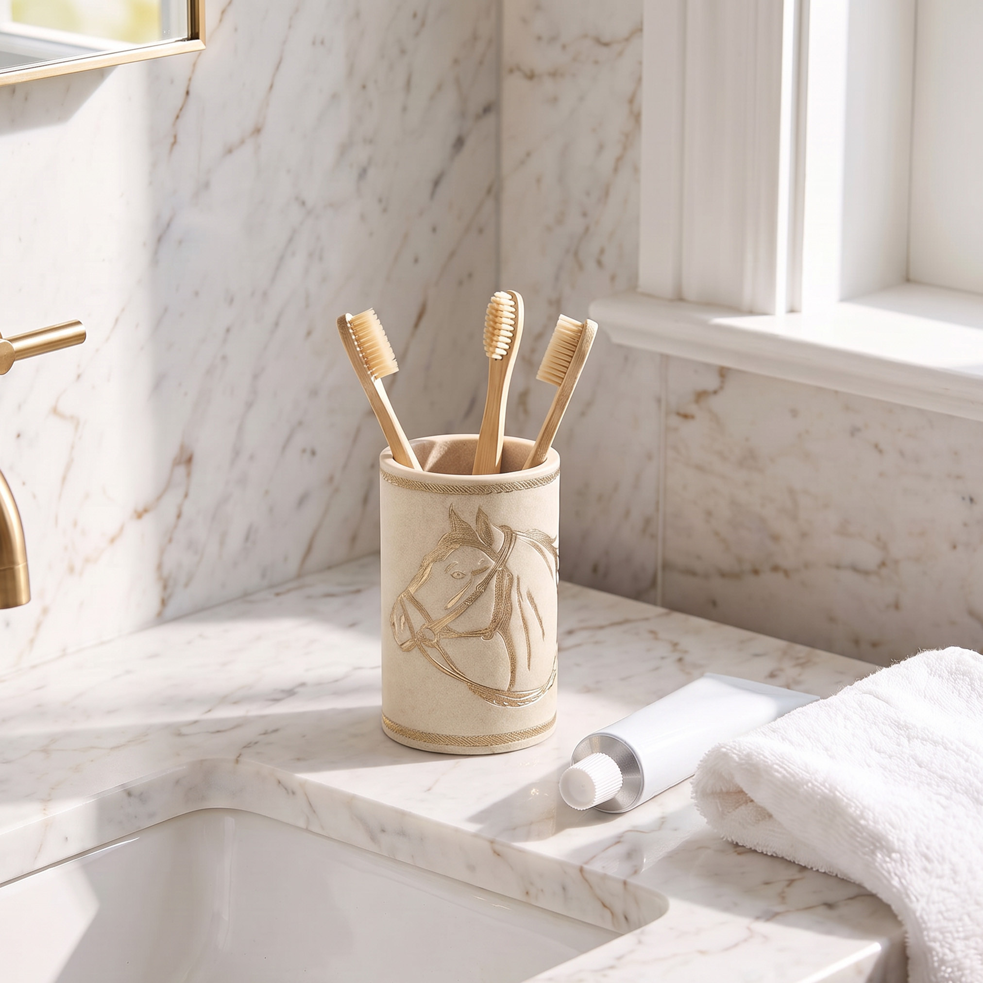 Fares Embossed Tumbler-household-bathandlaundry-bathaccessories-toothbrushholdersandtumblers-image-4