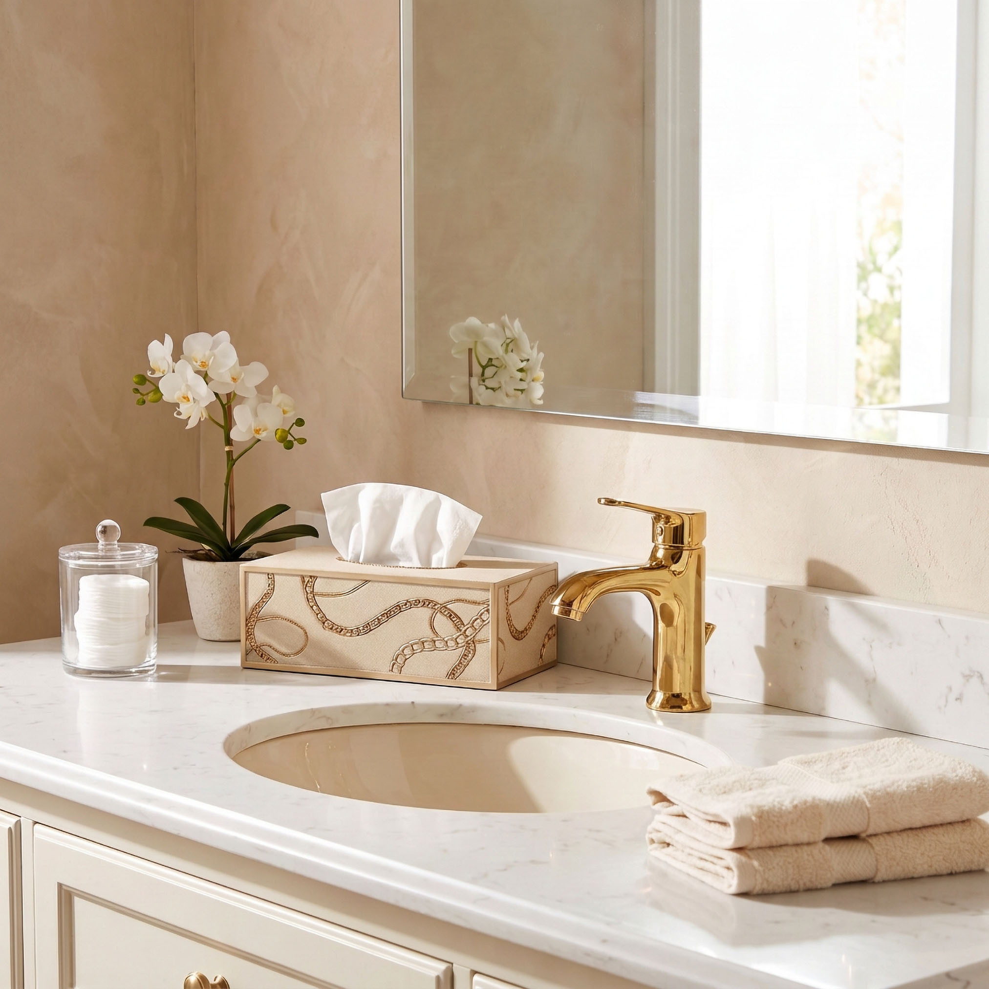 Fares Metallic Accent Tissue Box-household-bathandlaundry-bathaccessories-accessories-image-4