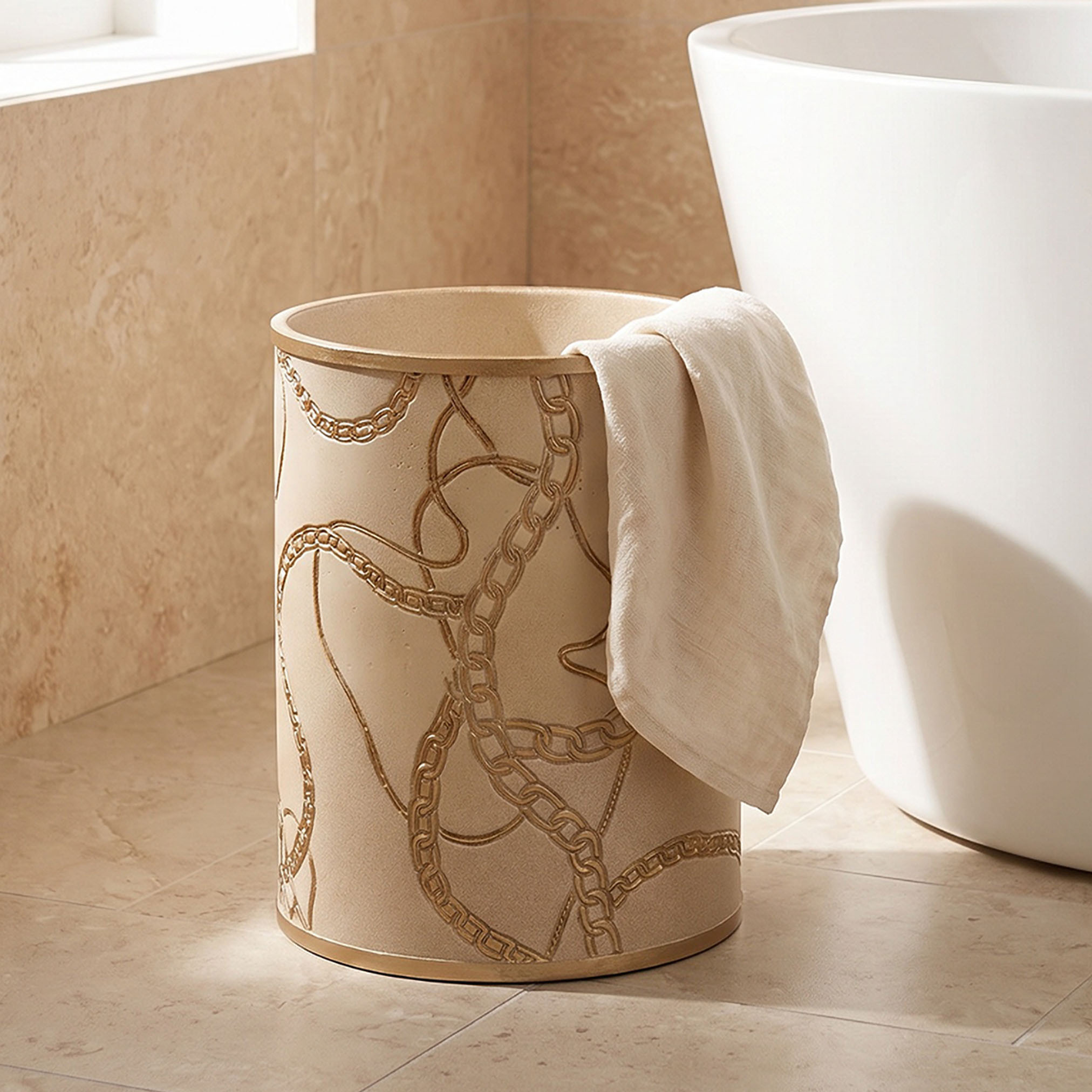 Fares Chain Embossed Waste Bin-household-bathandlaundry-bathaccessories-accessories-image-4