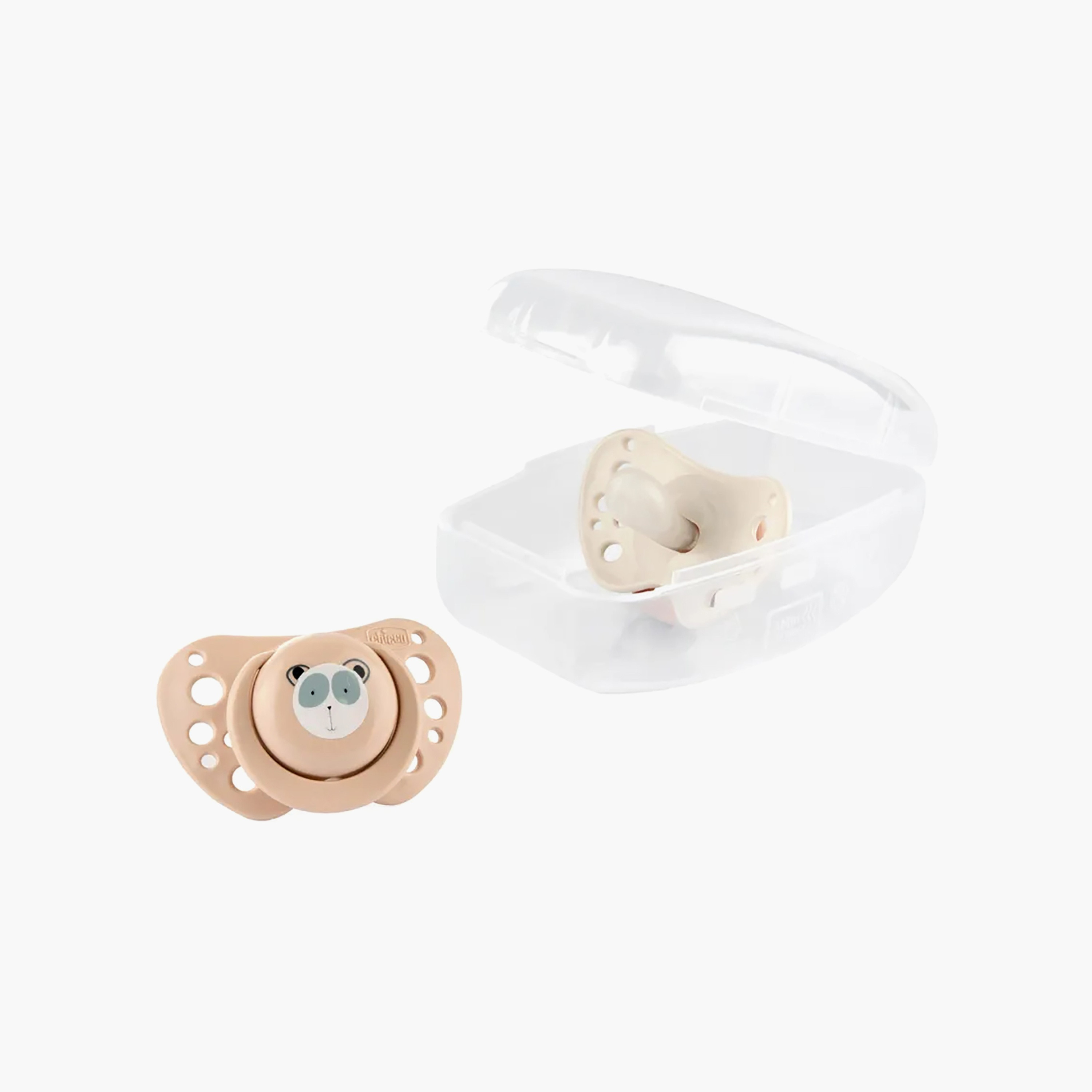 لهاية أطفال بحافة حمل من شيكو - عبوة من قطعتين - 2-6 أشهر-baby-feeding-pacifiers-image-4