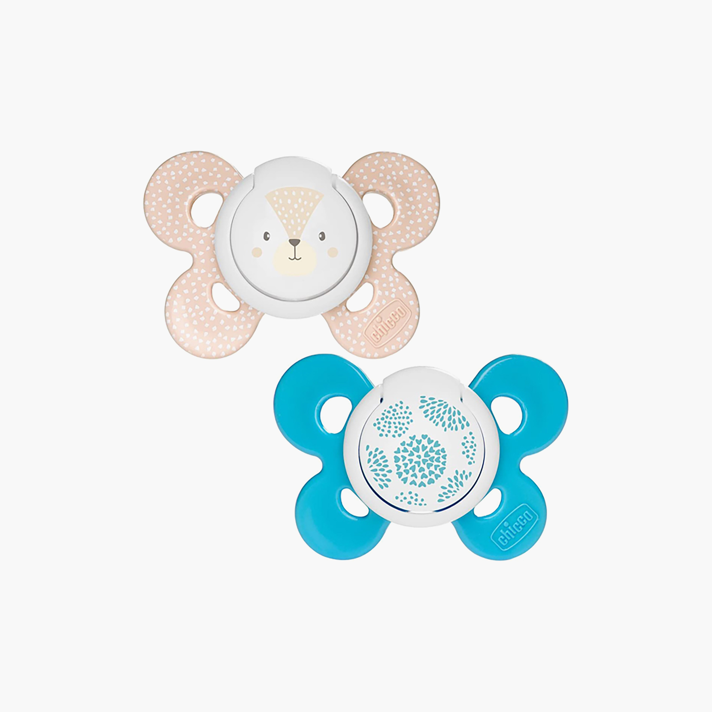 لهاية أطفال فيزيو كومفورت بطبعات دببة من شيكو - عبوة من قطعتين - 6-16 شهرًا-baby-feeding-pacifiers-image-2