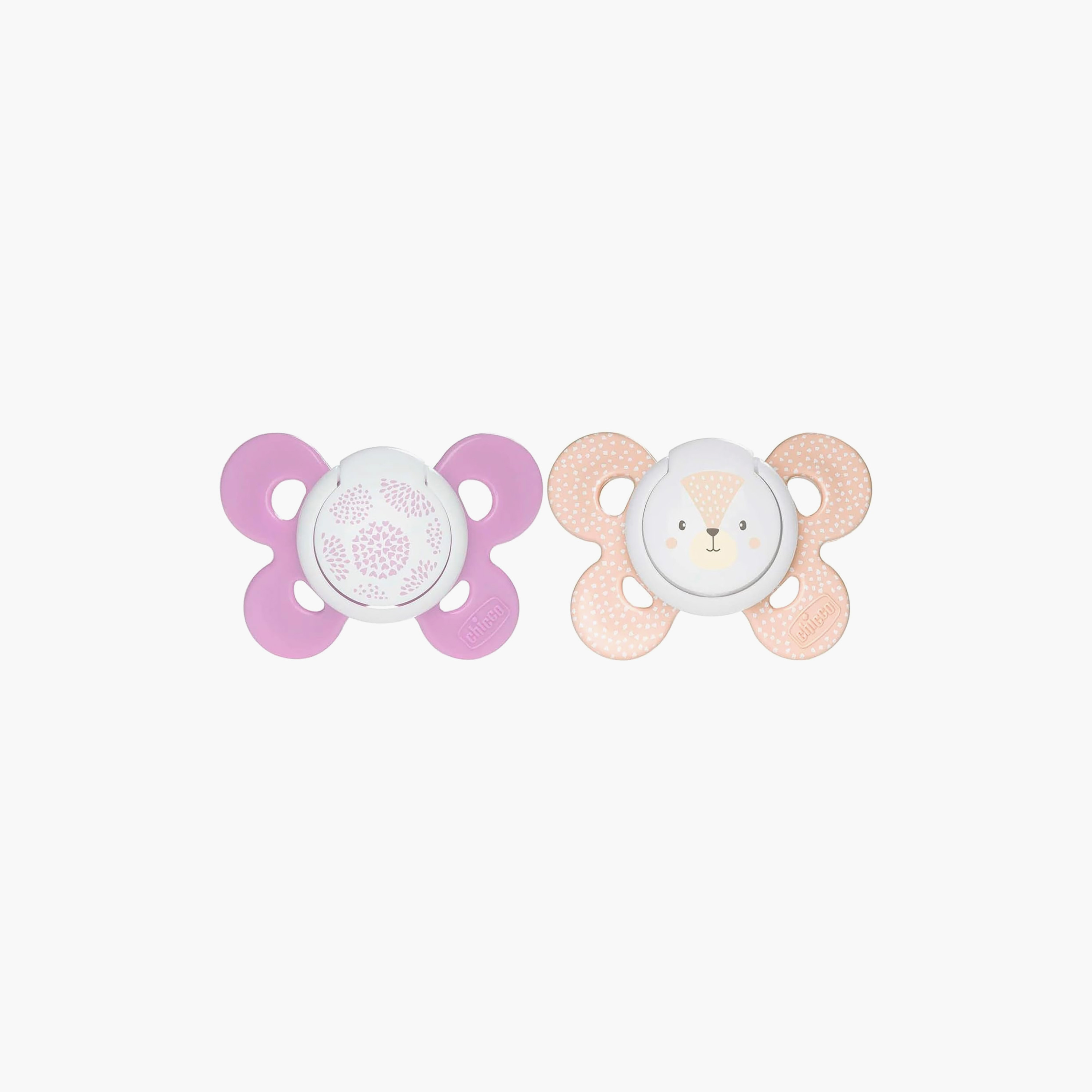 لهايات أطفال بتصميم سيليكون من شيكو، 6-16 شهرًا - عبوة من قطعتين-baby-feeding-pacifiers-image-2