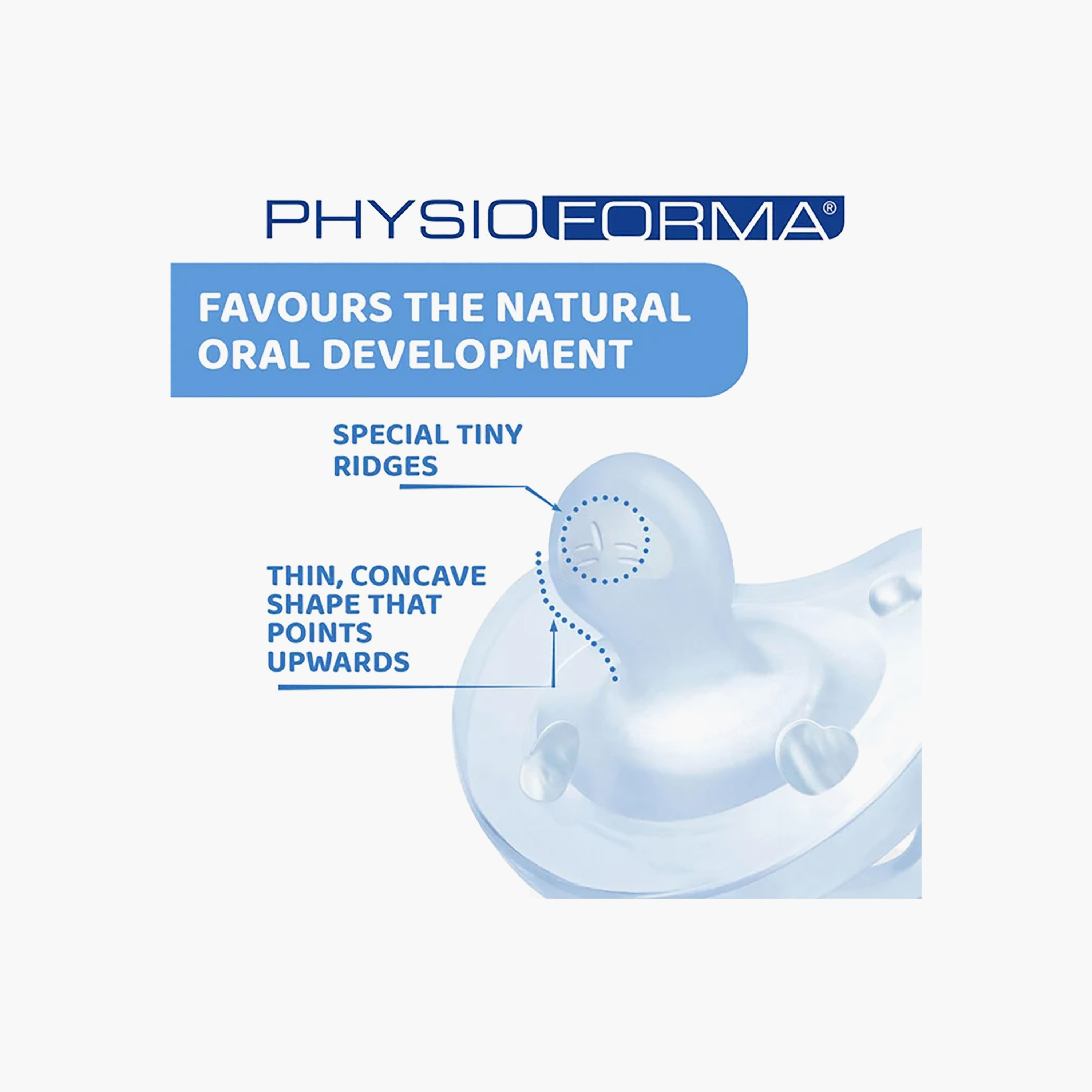 لهاية أطفال ناعمة فيزيوفورما مع حافظة من شيكو - 2-6 أشهر-baby-feeding-pacifiers-image-2