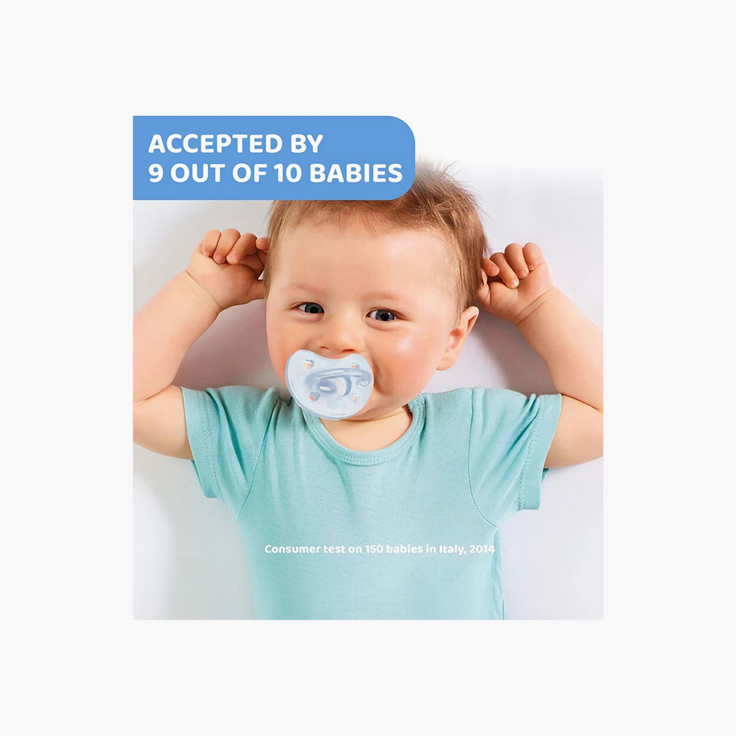 لهاية أطفال ناعمة فيزيوفورما مع حافظة من شيكو - 2-6 أشهر-baby-feeding-pacifiers-image-6