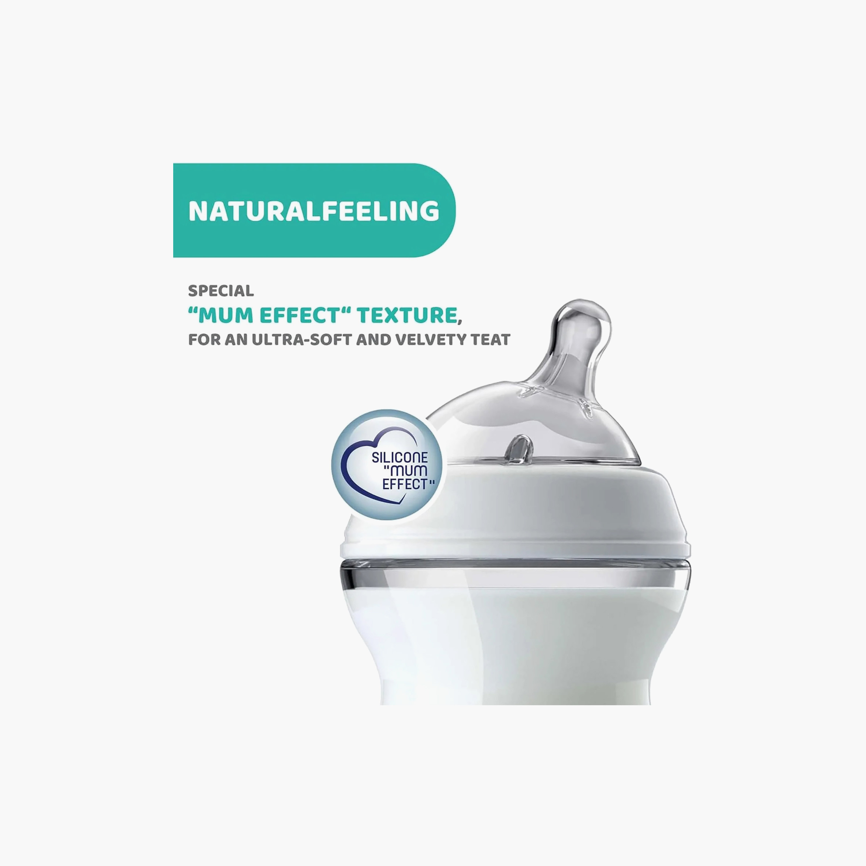حلمة رضاعة سيليكون طبيعية بطيئة التدفق - 0+ شهر من تشيكو-baby-feeding-feedingbottles-bottlesandteats-image-4