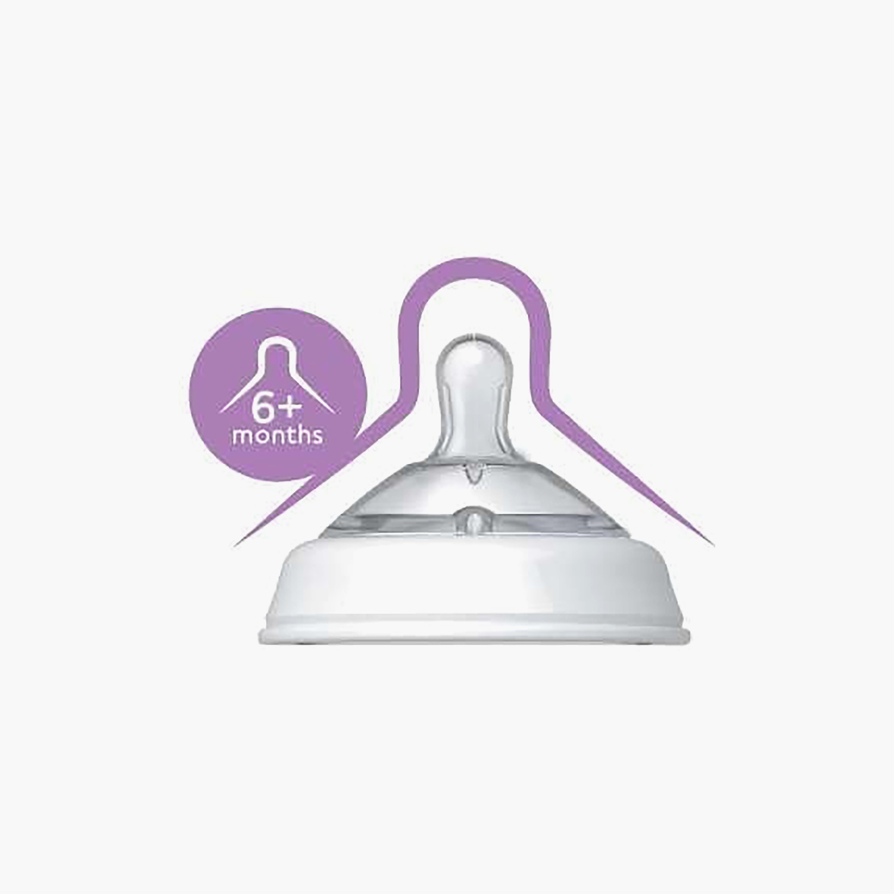 Chicco Natural Feeling Adjustable Silicone Teats - Pack of 2,  4+ Months-baby-feeding-feedingbottles-bottlesandteats-image-2