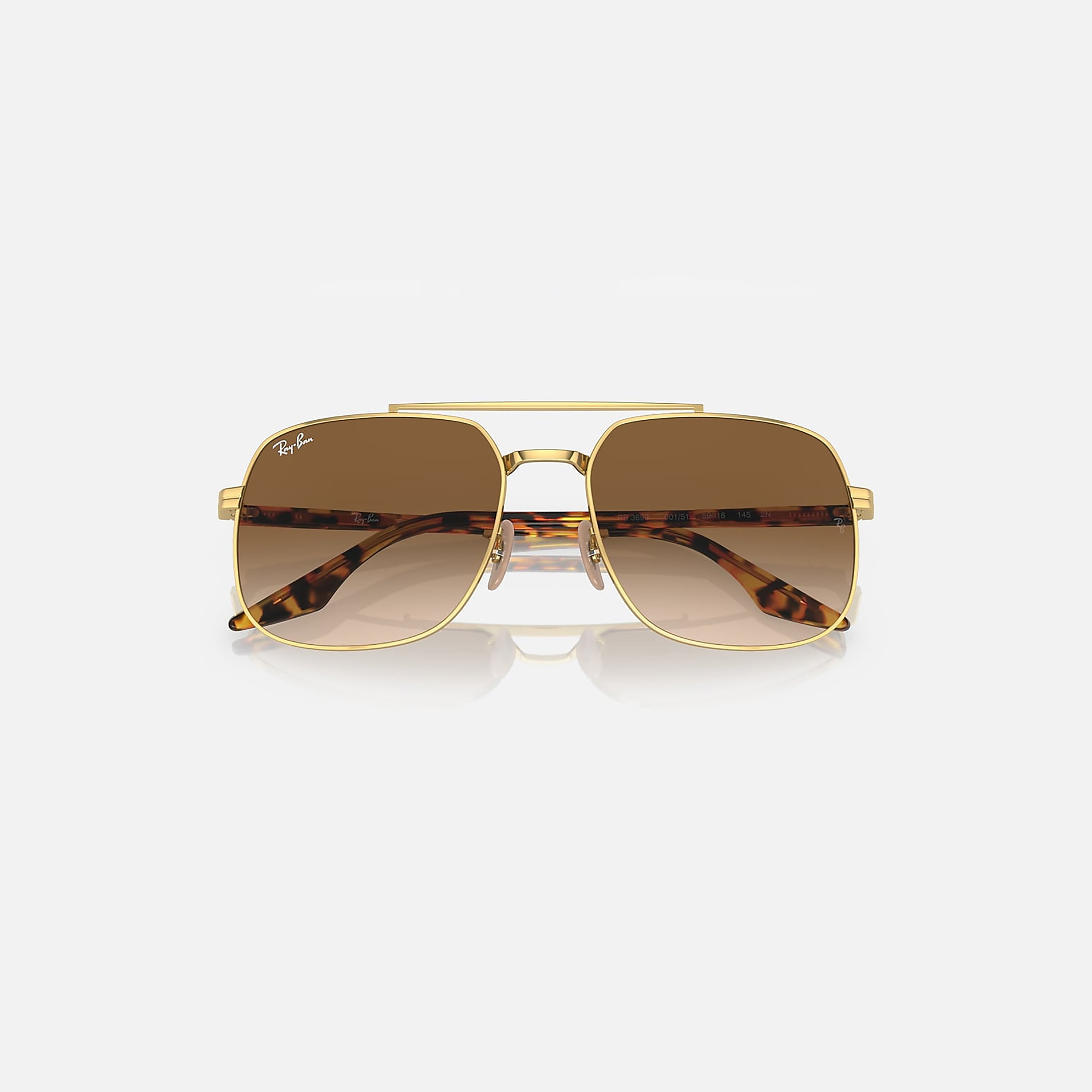 Ray-Ban Unisex Aviator Brown Sunglasses | 3699-men-sunglasses-image-3