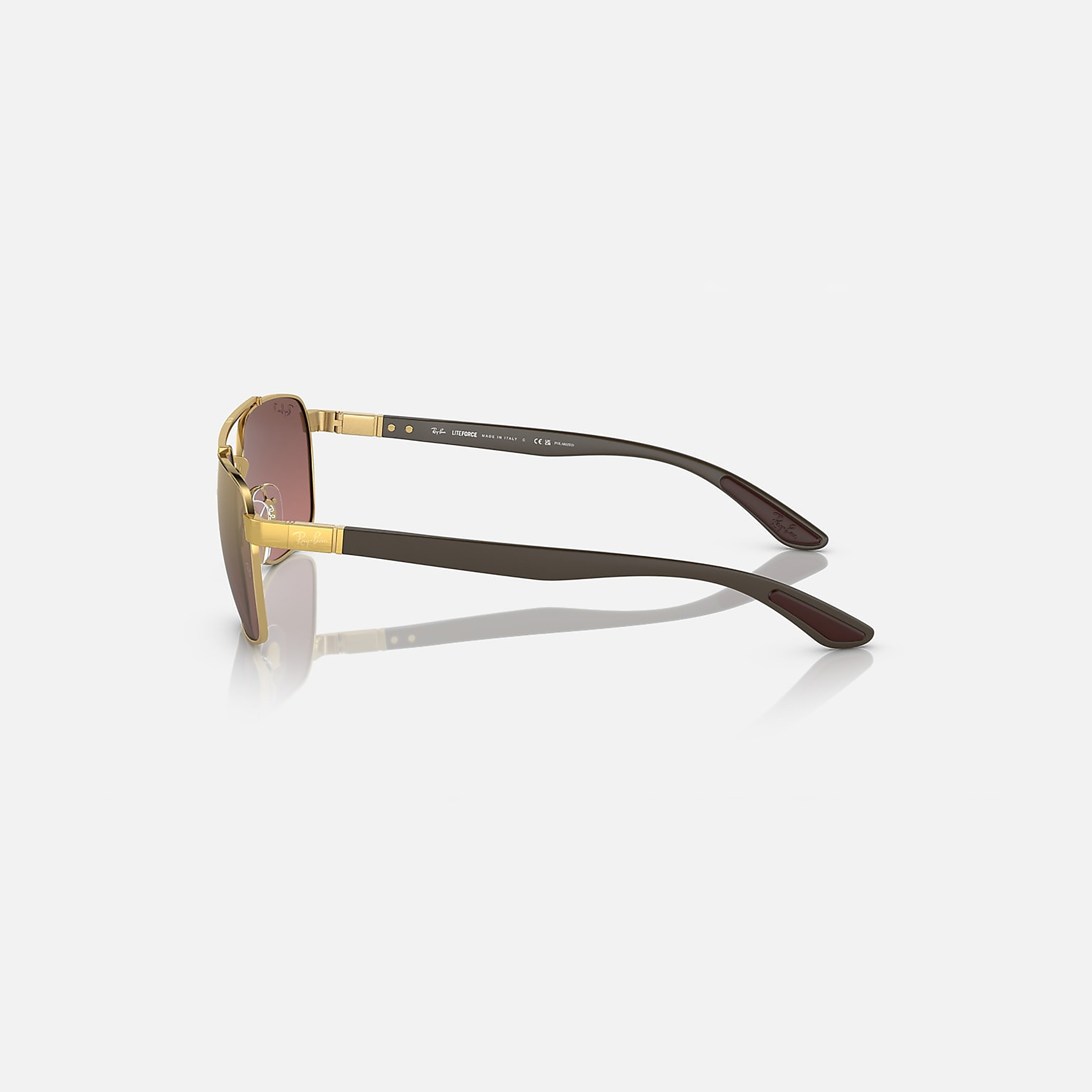 Ray-Ban Unisex Rectangle Brown Polorized Sunglasses | 3701-men-sunglasses-image-2
