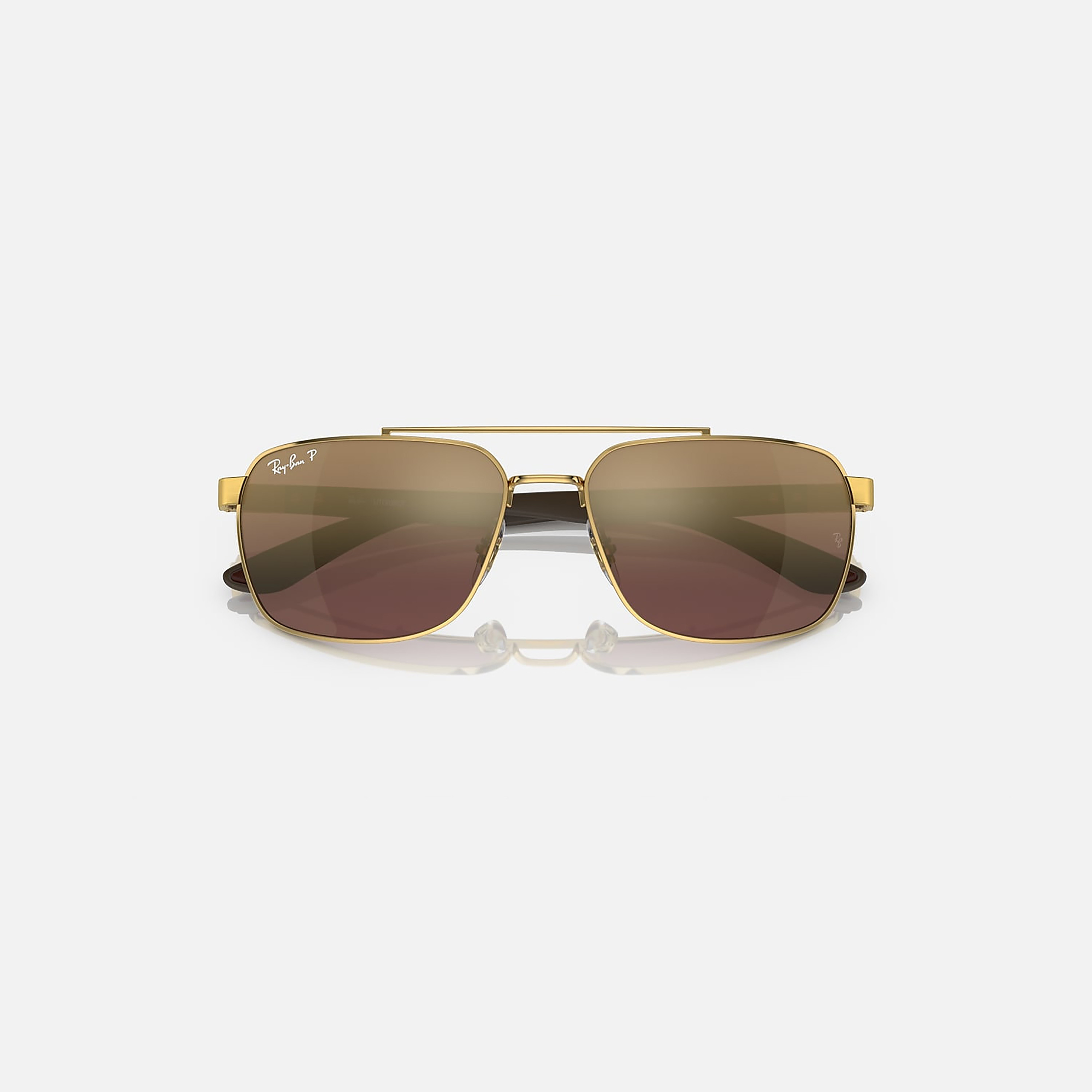 Ray-Ban Unisex Rectangle Brown Polorized Sunglasses | 3701-men-sunglasses-image-3