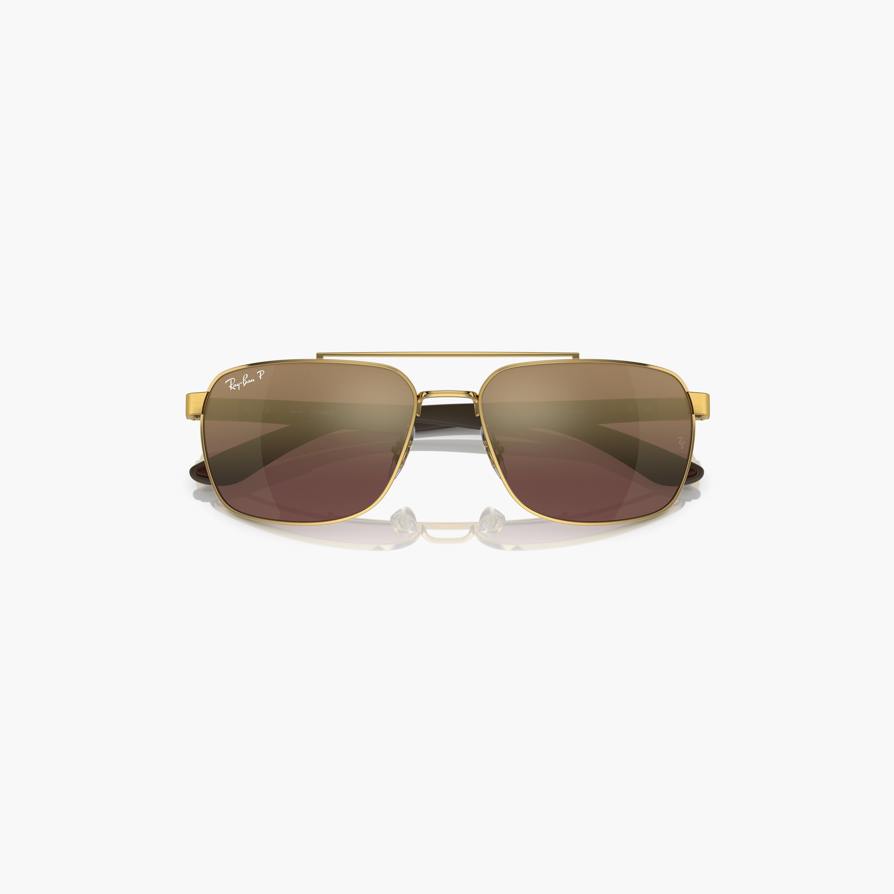 Ray-Ban Unisex Rectangle Brown Polorized Sunglasses | 3701-men-sunglasses-image-4