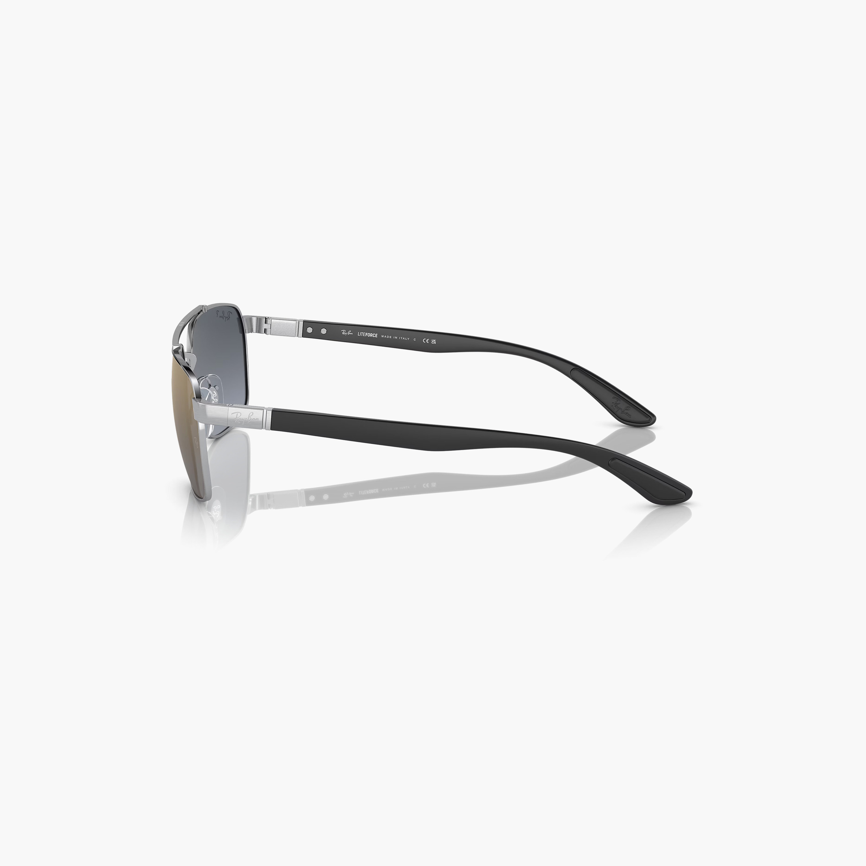 نظارات شمسية راي بان للجنسين، مستطيلة الشكل، متعددة الألوان، مستقطبة | 3701-men-sunglasses-image-2