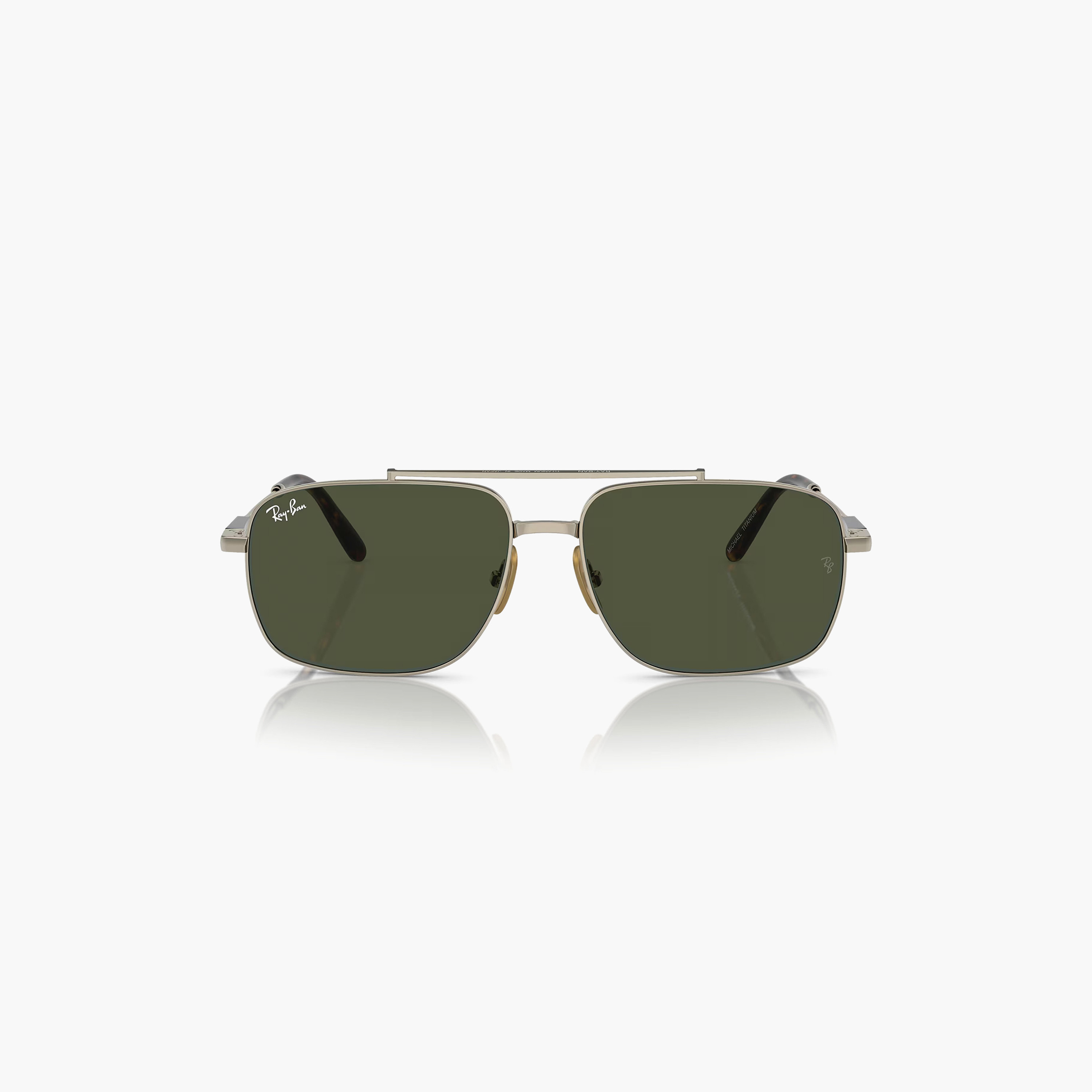 Ray-Ban Unisex Aviator Green Sunglasses | 8096-men-sunglasses-image-3